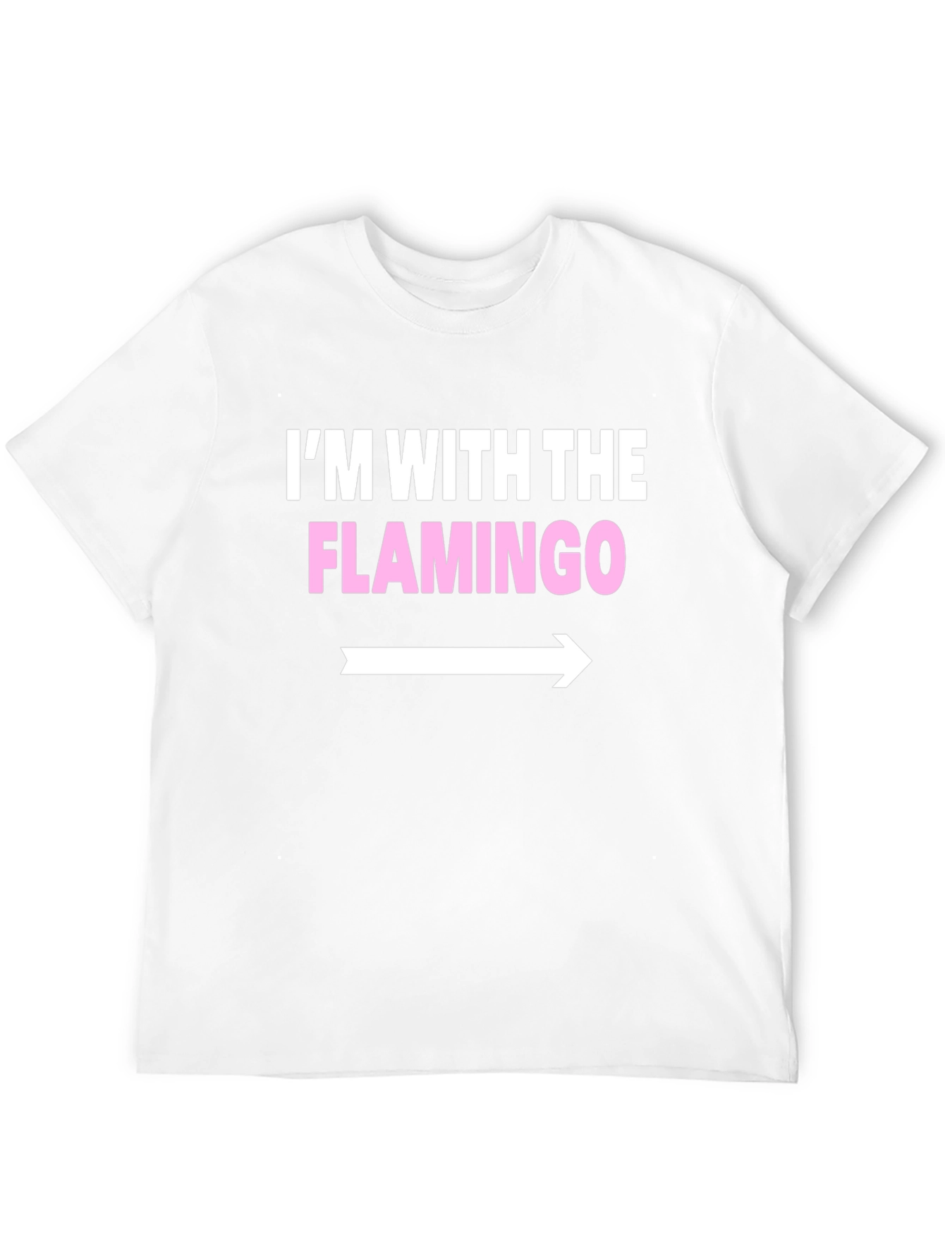 Black I'm With The Flamingo T-Shirt view 12