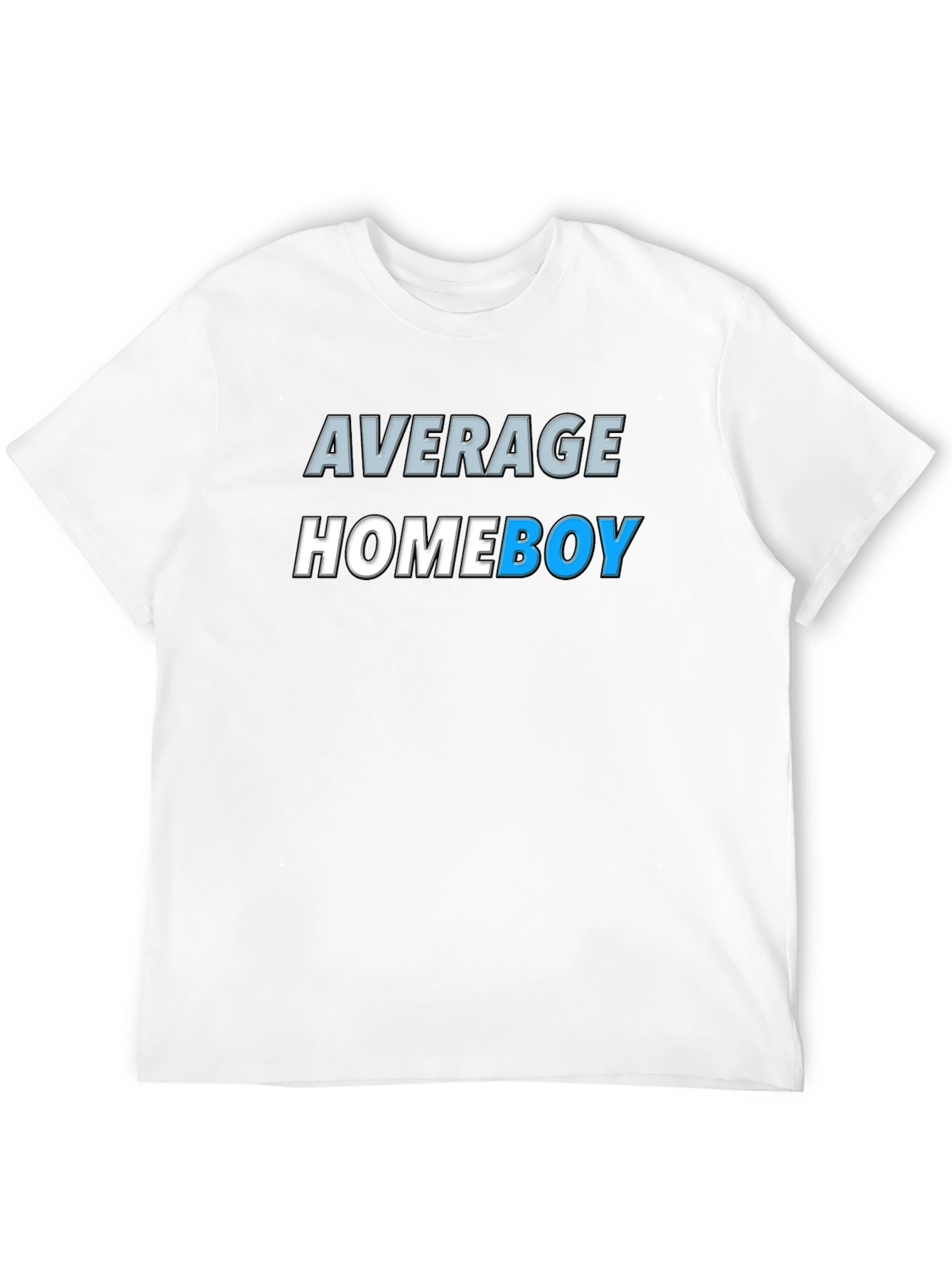 Black Average Homeboy Graphic Tee - Stylish & Comfy view 12
