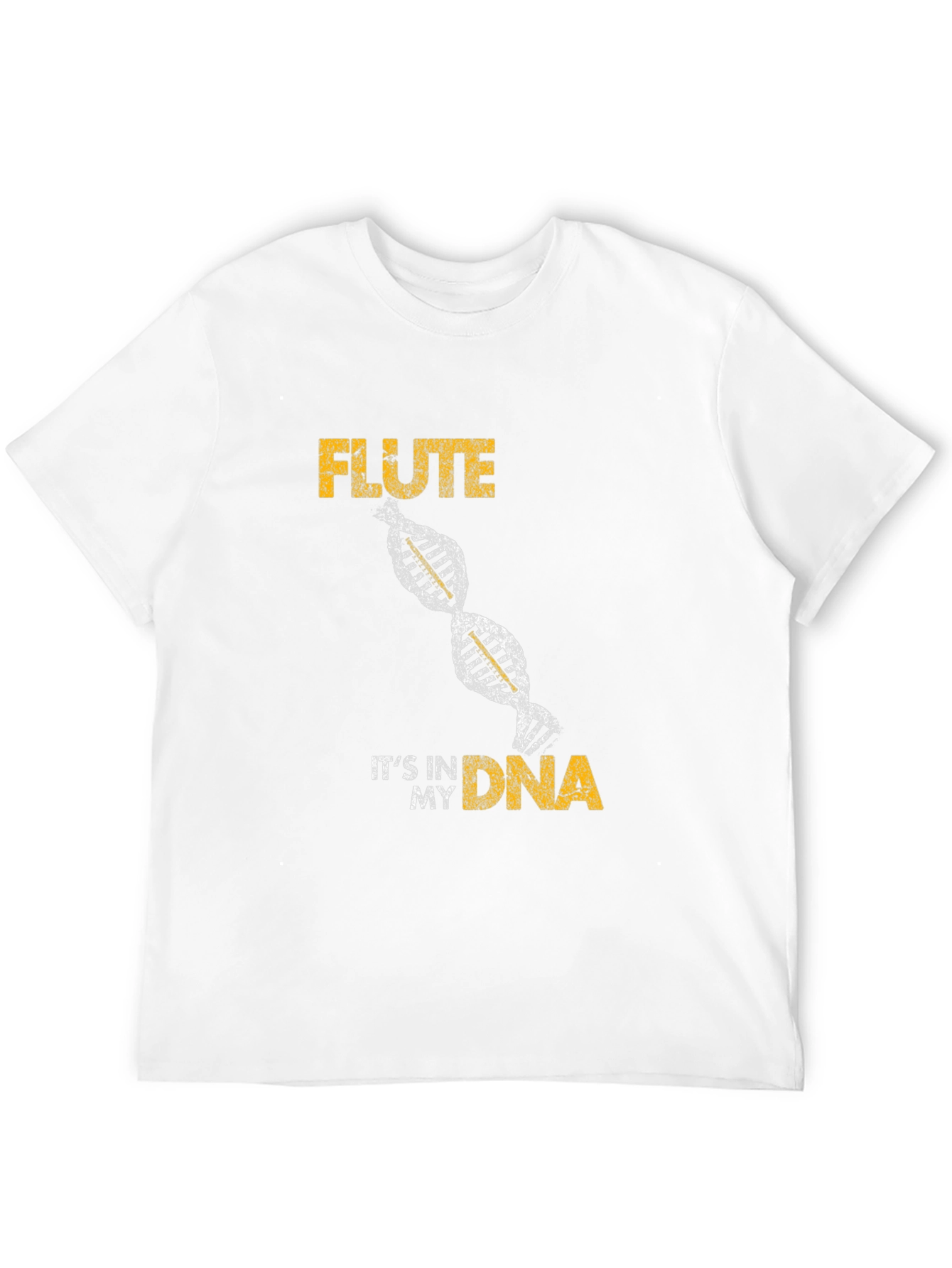 Black Flute DNA Graphic Tee - Musician's Statement Shirt view 12