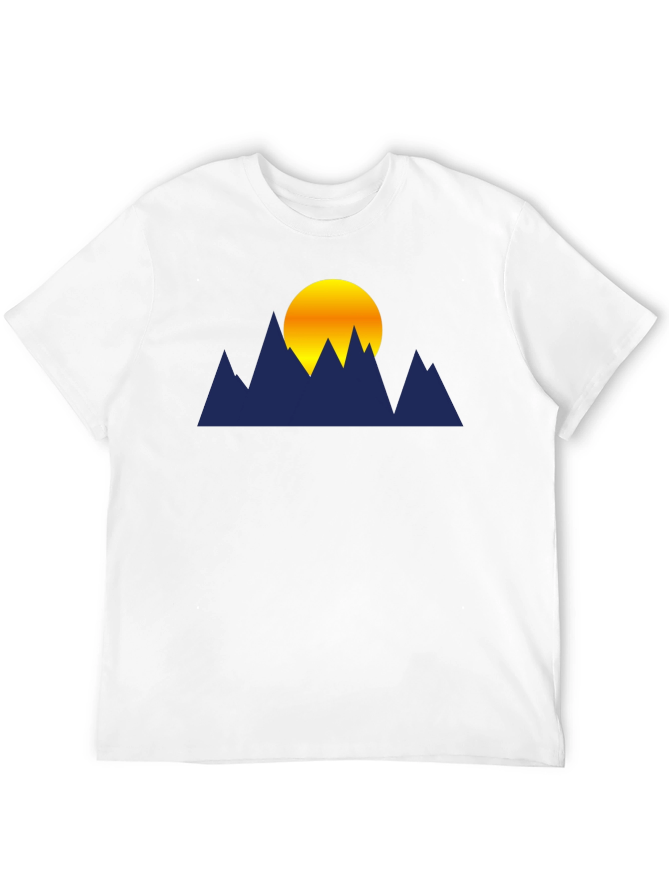 Black Mountain Sunset Graphic T-Shirt - Soft Cotton Blend view 12