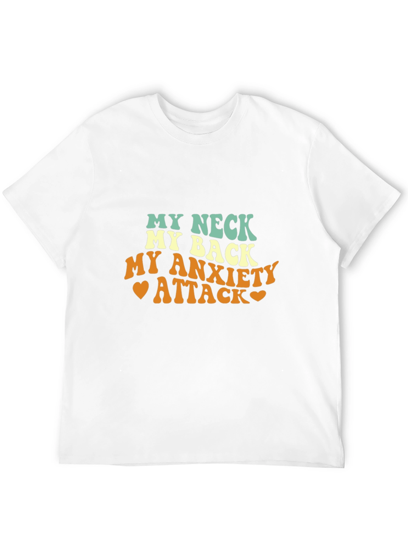 Black My Neck, My Back Tee - Anxiety Relief Comfort Shirt view 12