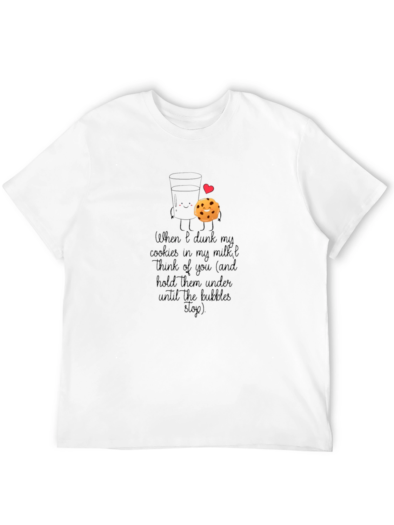 Black Milk & Cookies Graphic T-Shirt - Dunking Love view 12