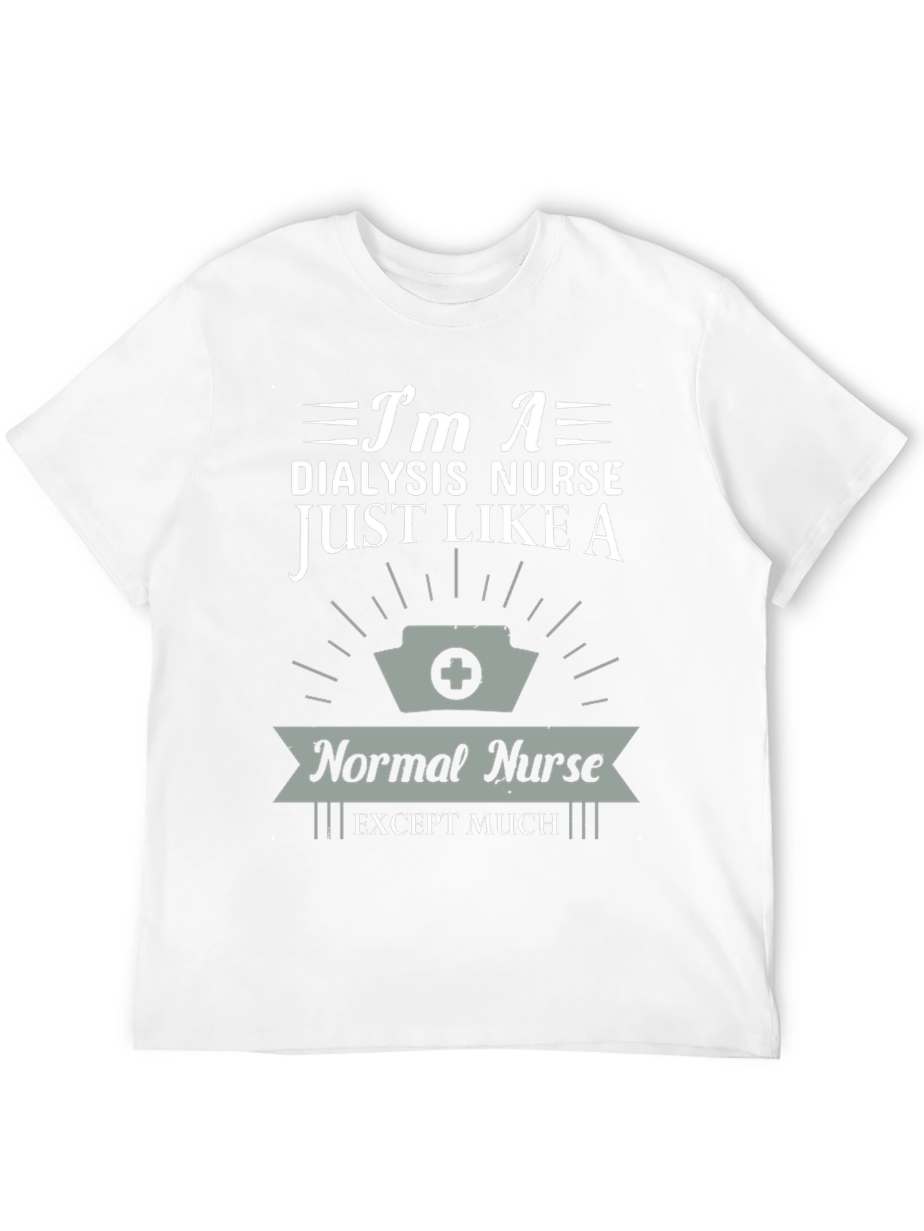 Black Dialysis Nurse T-Shirt - Gift for Nurses view 12