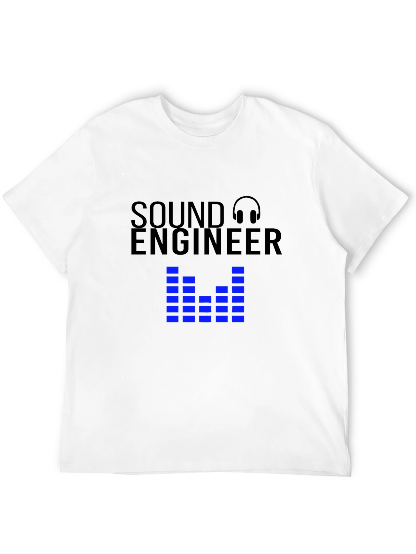 Black Sound Engineer Graphic Tee view 12