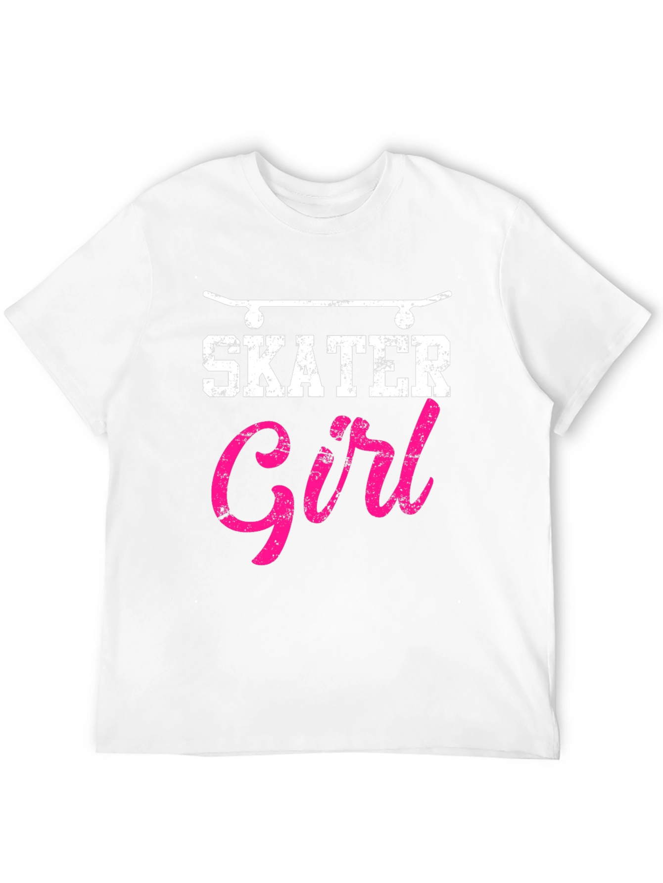 Black Skater Girl Graphic T-Shirt - Cool Skateboarding Tee view 12