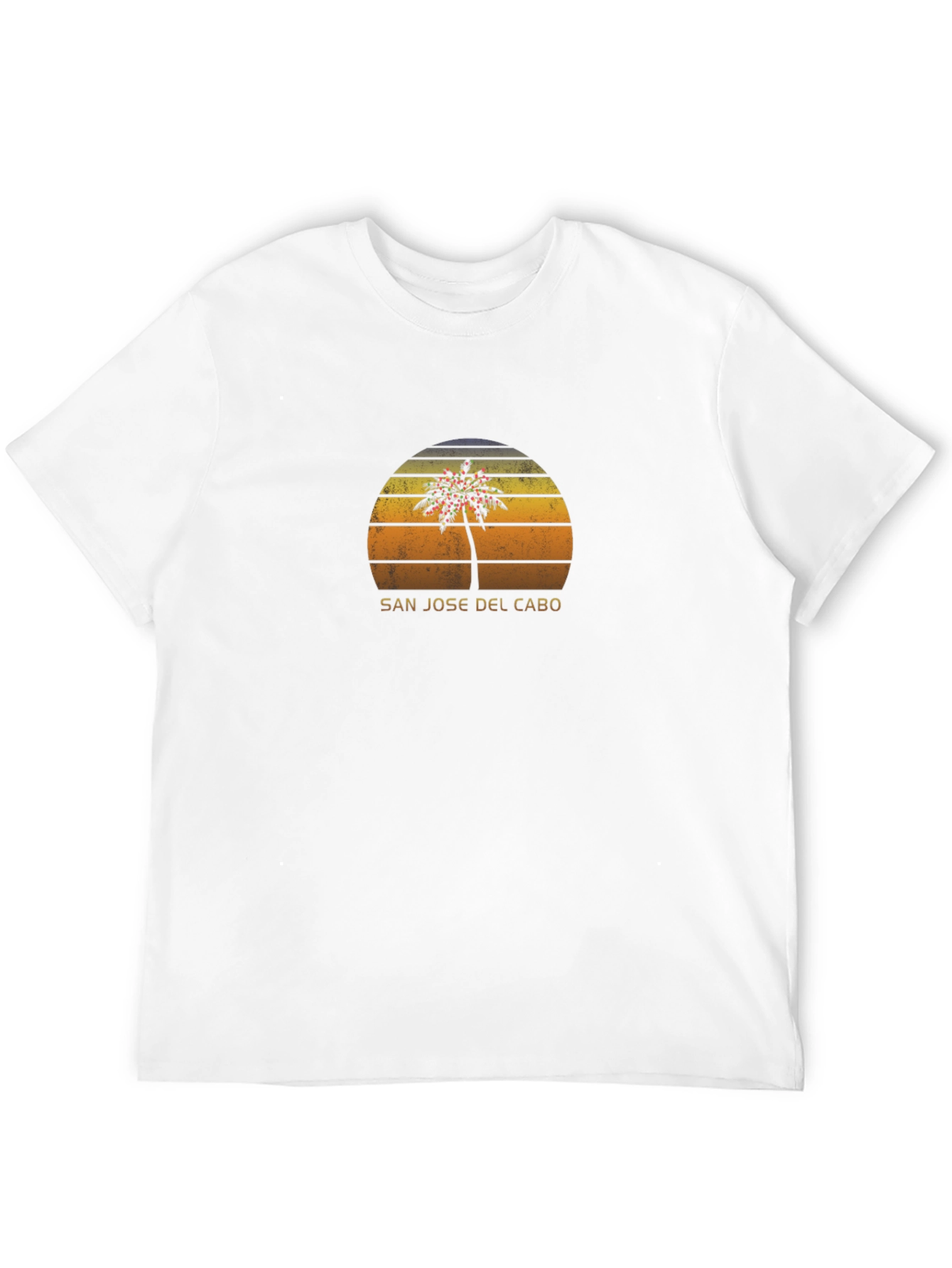 Black San Jose Del Cabo Palm Tree T-Shirt view 12