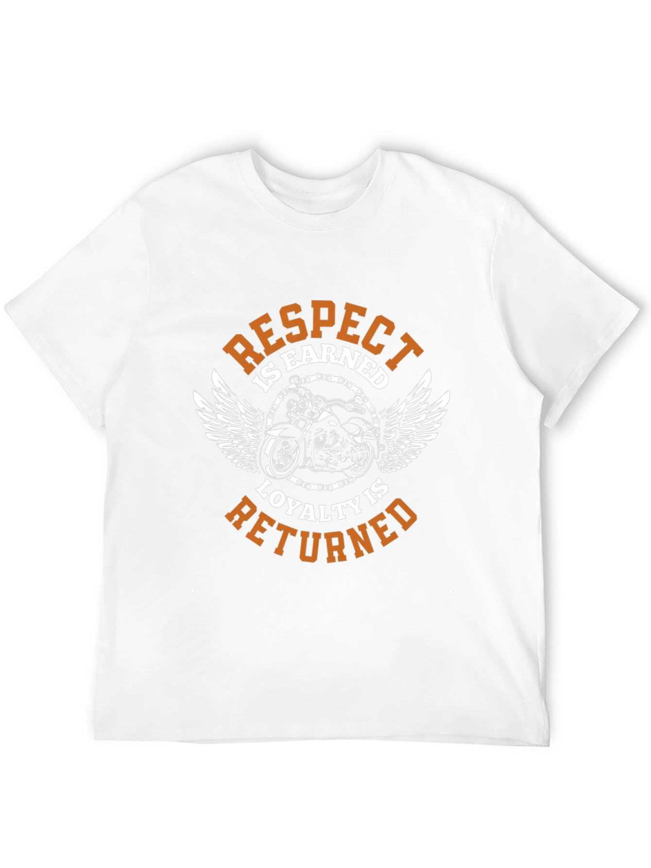 Black Respect is Earned Biker T-Shirt view 12