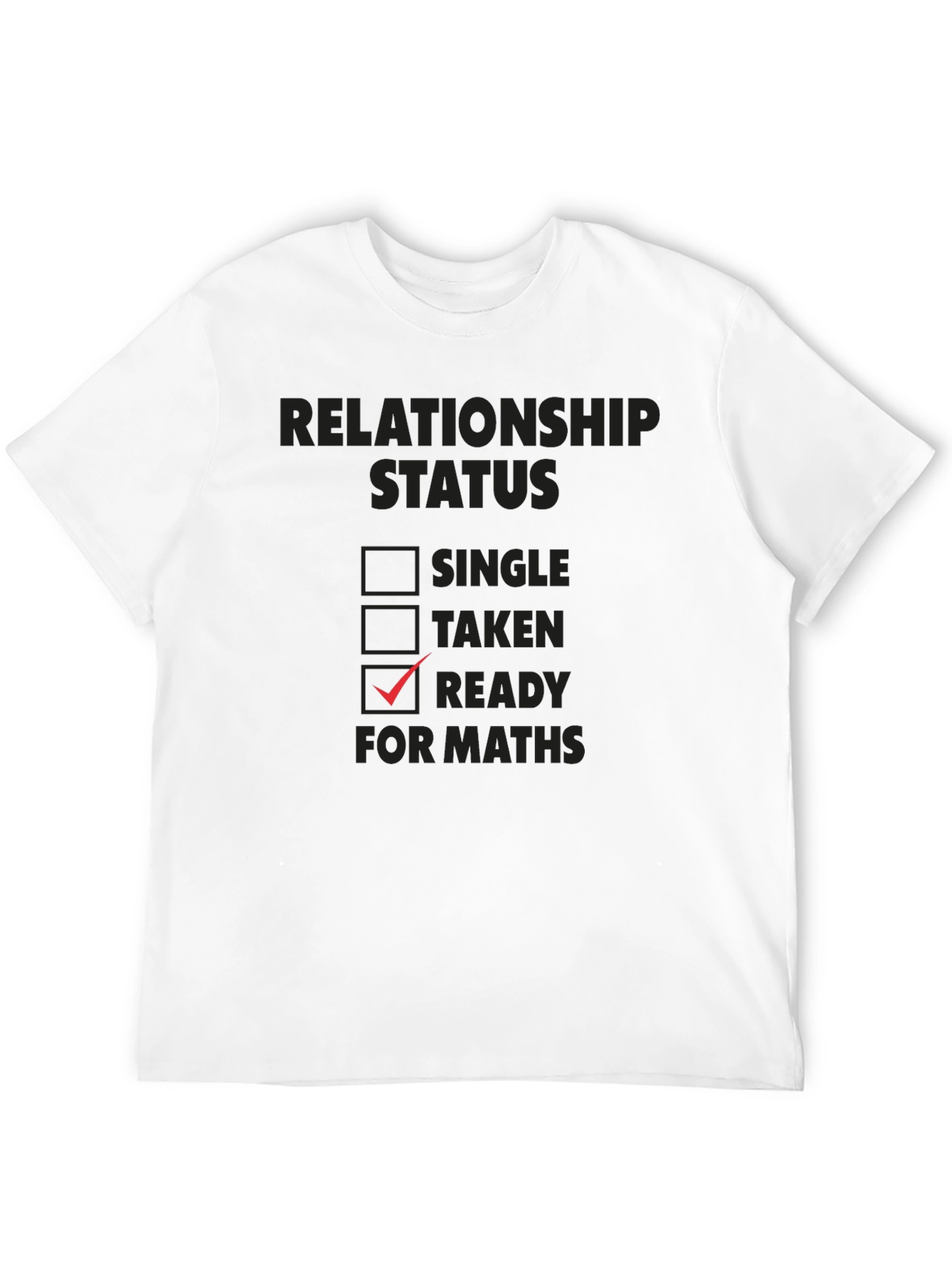 Black Ready for Maths Graphic T-Shirt view 12