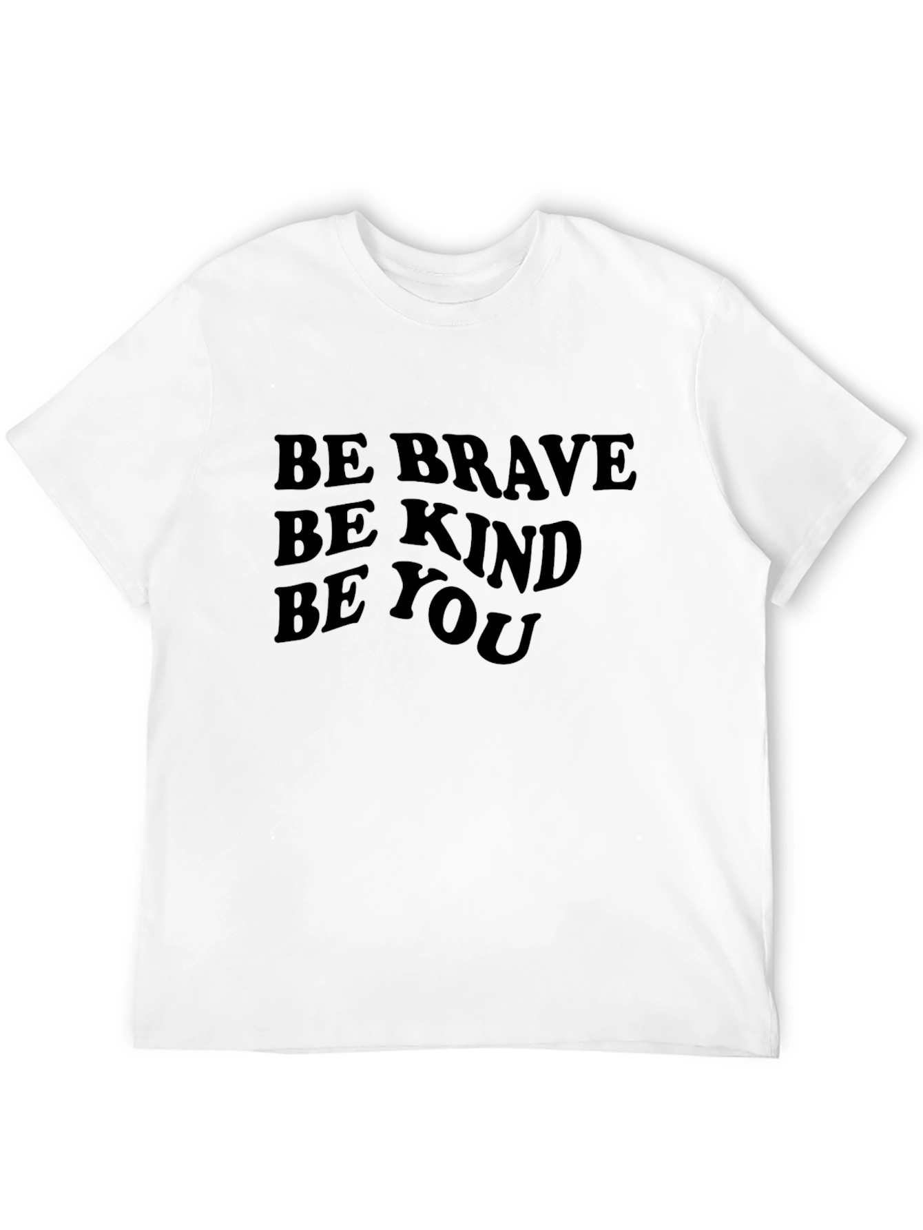 Black Be Brave Be Kind Be You Graphic Tee view 12