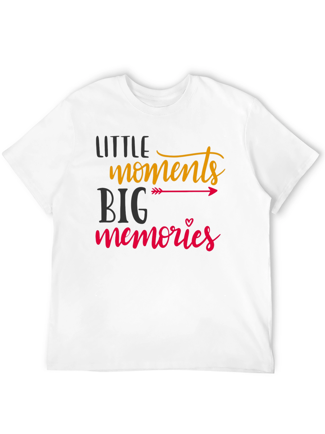 Black Little Moments Big Memories Graphic T-Shirt view 12