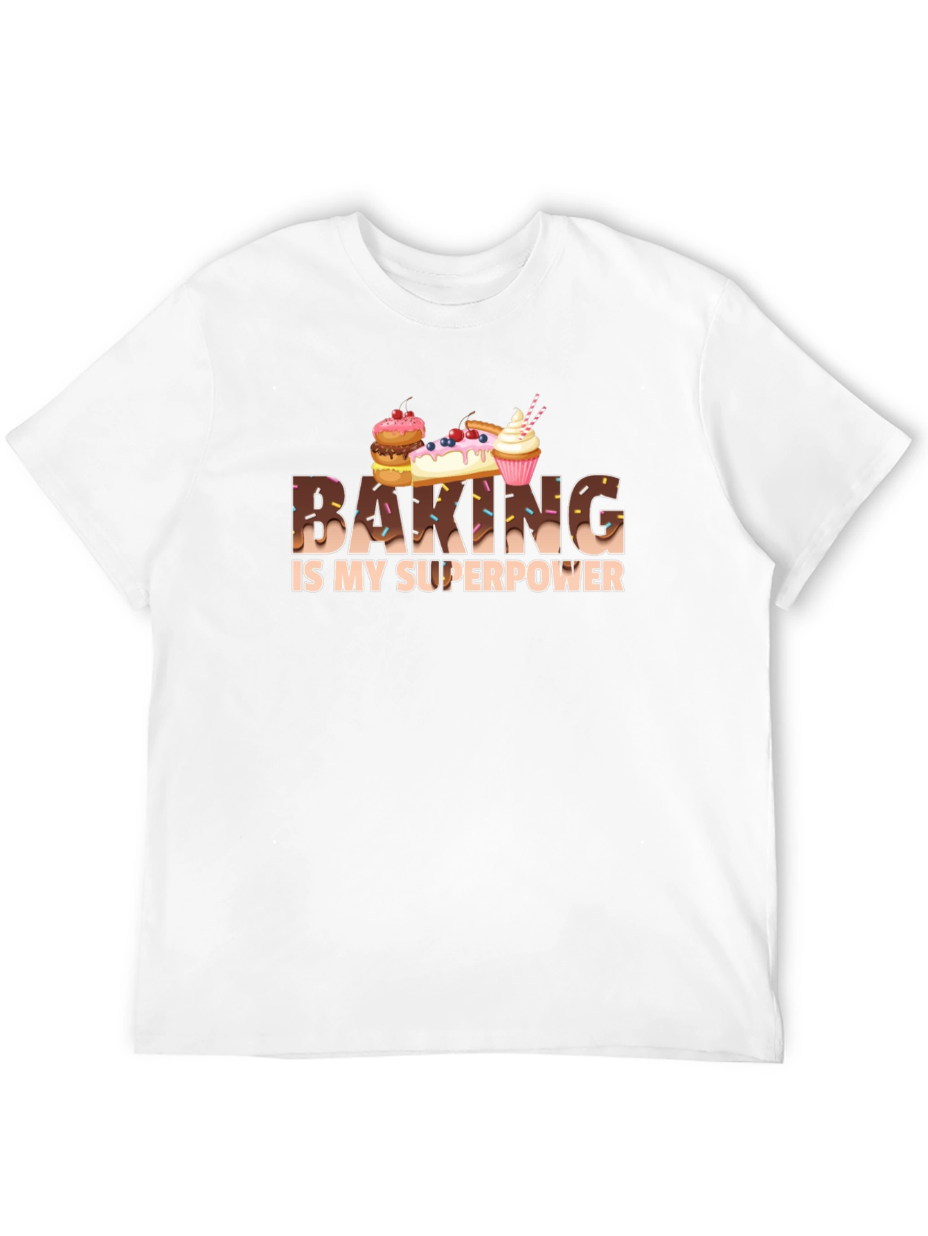Black Baking Is My Superpower Graphic Tee view 12