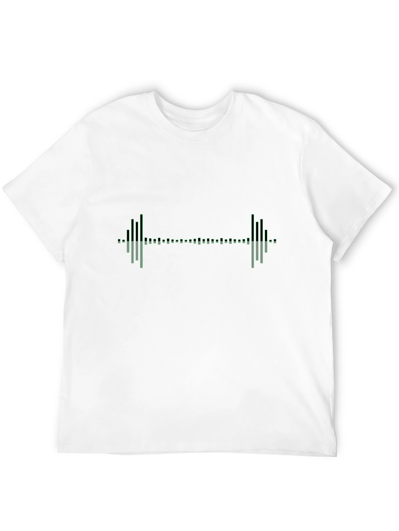 Black Barbell Graphic Tee - Black view 12