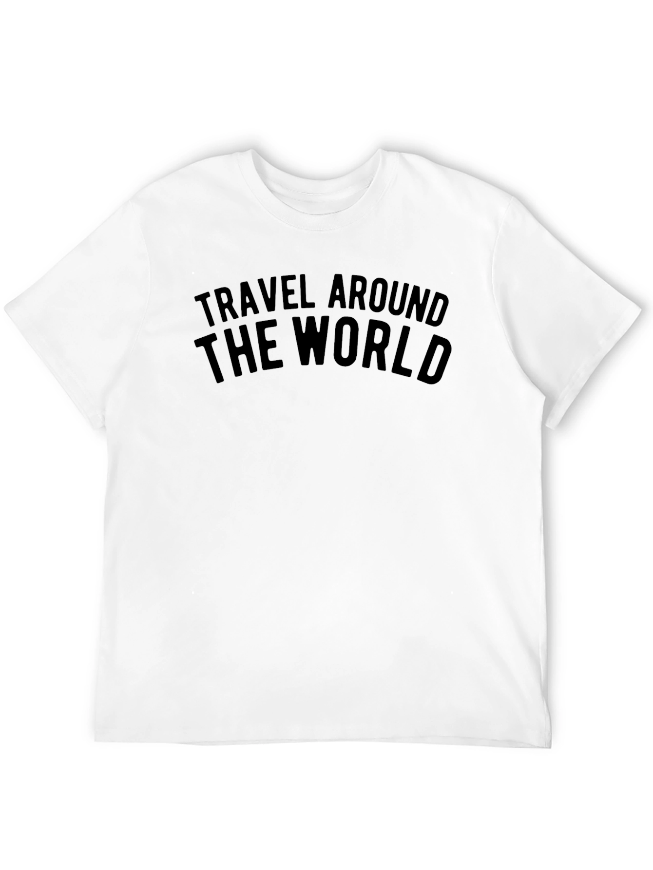 Black Travel Around the World Graphic Tee view 12