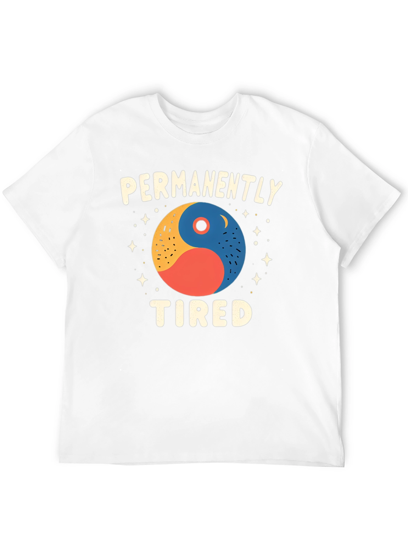 Black Permanently Tired Graphic T-Shirt view 12