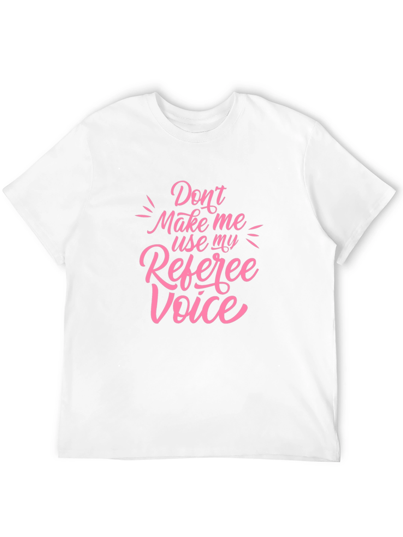 Black Referee Voice T-Shirt Funny Referee Gift view 12