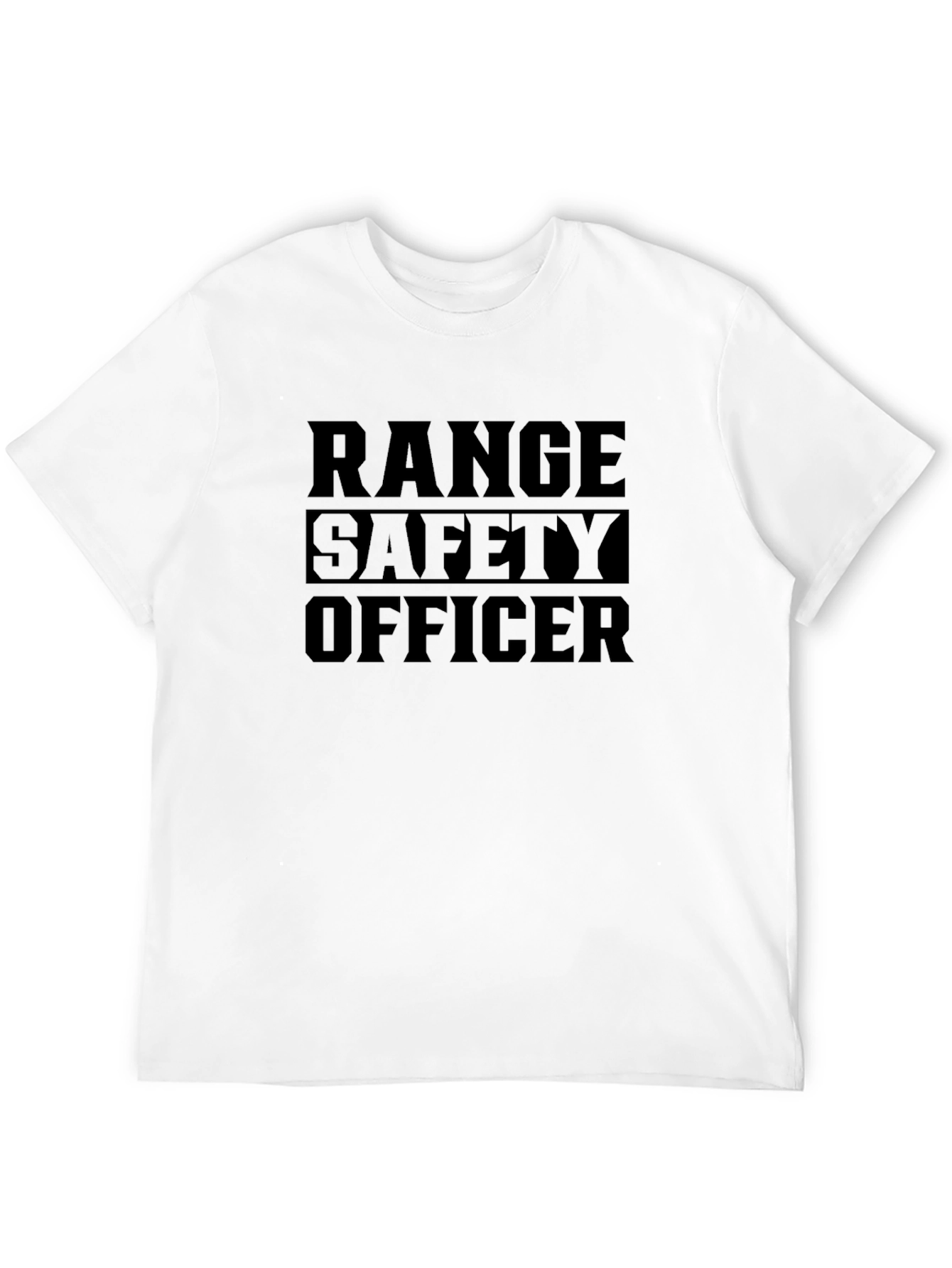 Black Range Safety Officer Black T-Shirt view 12
