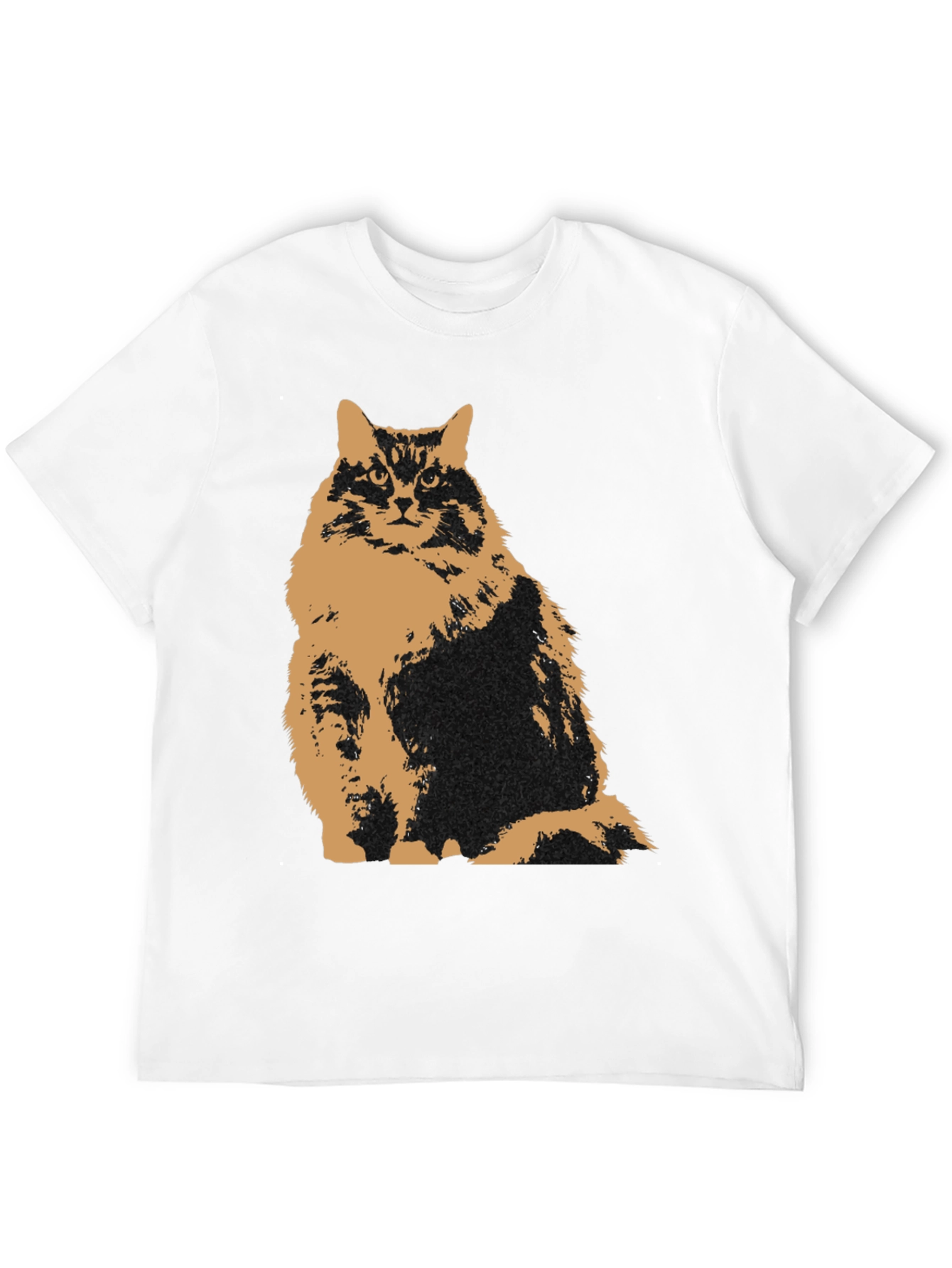 Black Cat Graphic Tee - Mens Black T-Shirt view 12