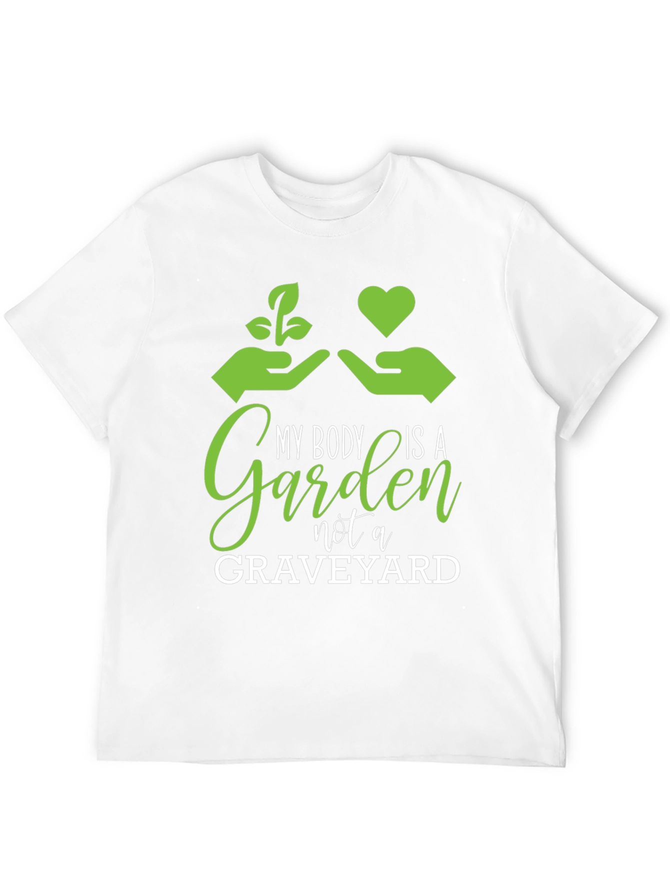 Black My Body is a Garden Graphic T-Shirt view 12
