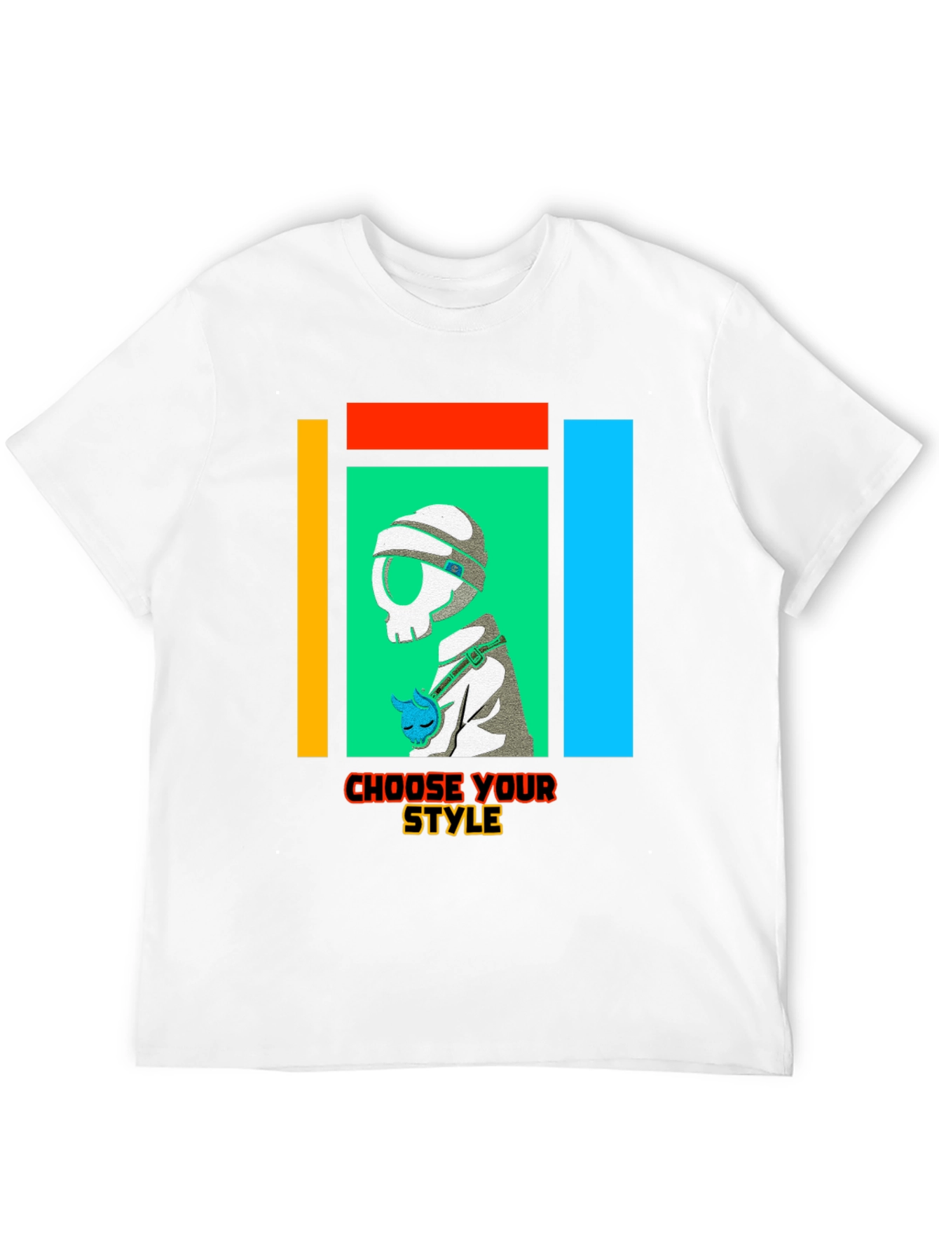 Black Choose Your Style Graphic Print Tee view 12