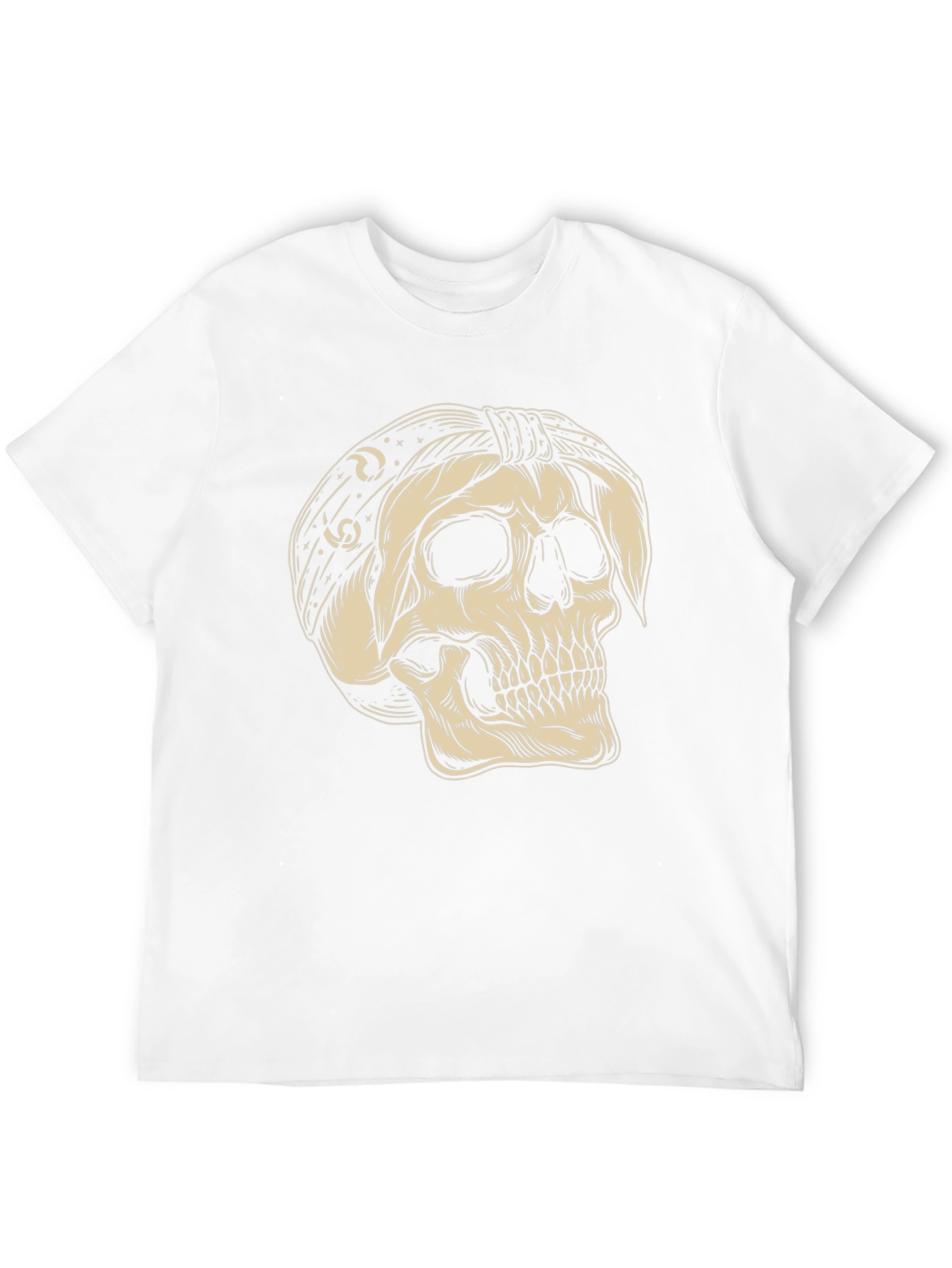 Black Skull Bandana Graphic T-Shirt view 12