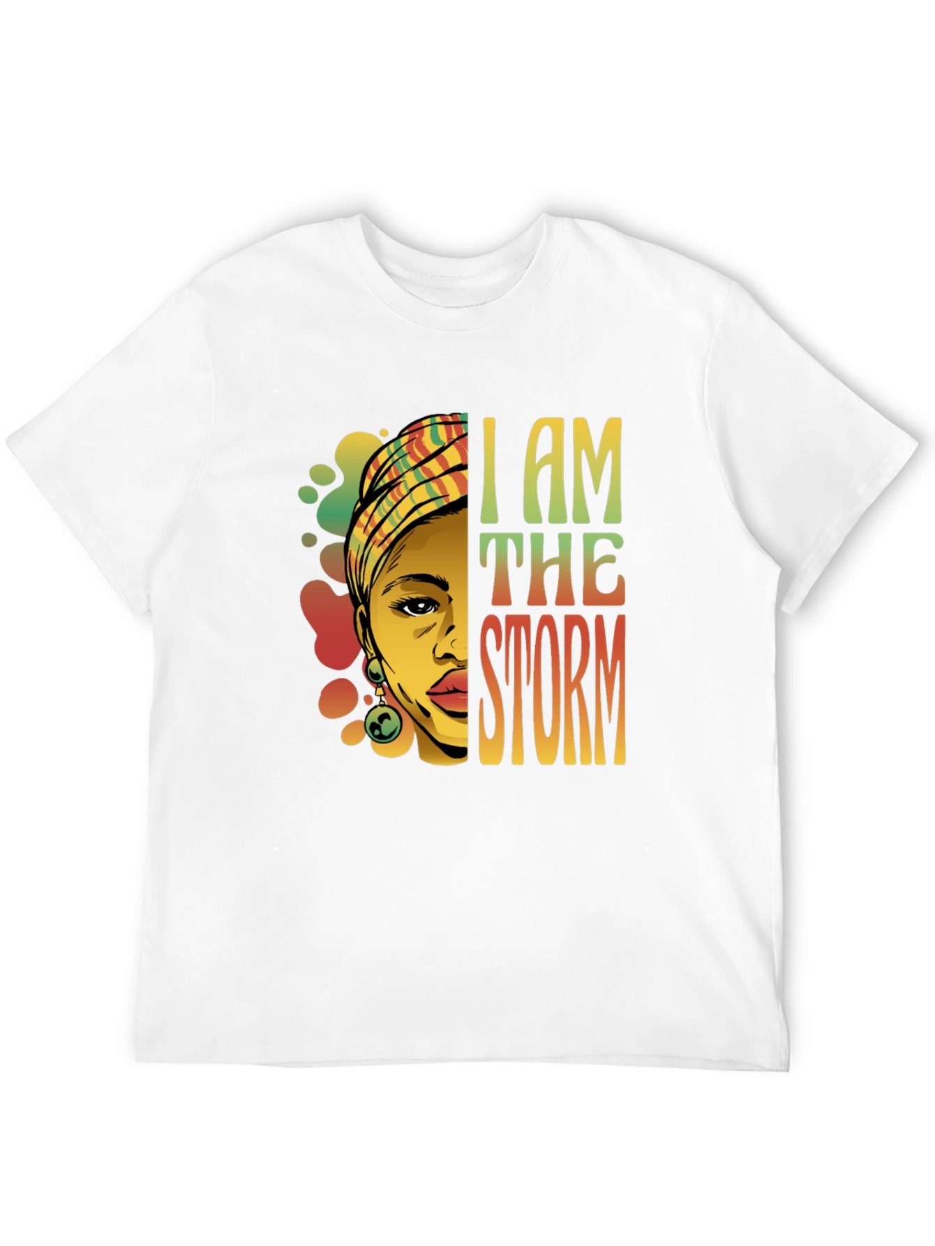 Black I Am The Storm Graphic Tee - Black view 12