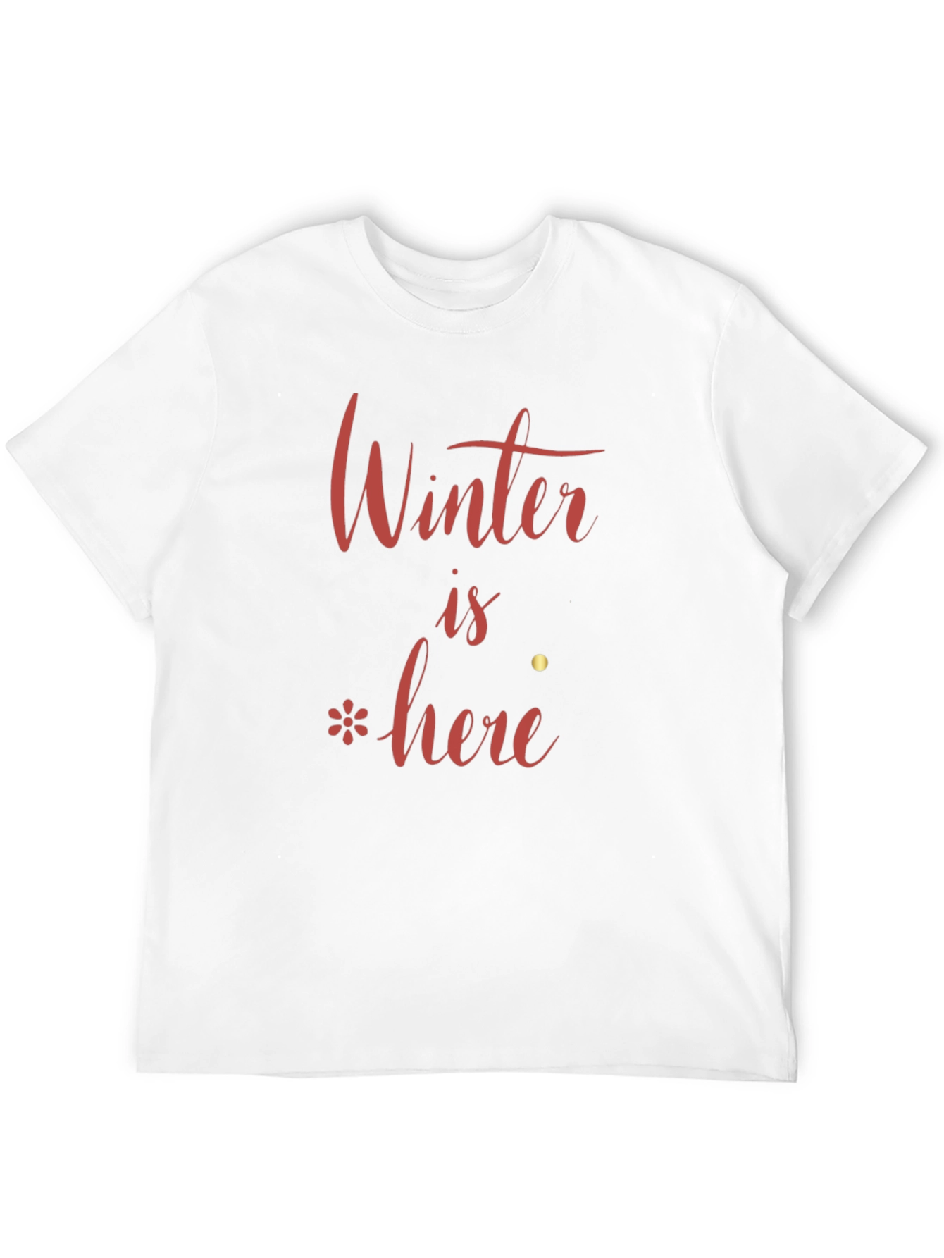 Black Winter is Here Black T-Shirt view 12