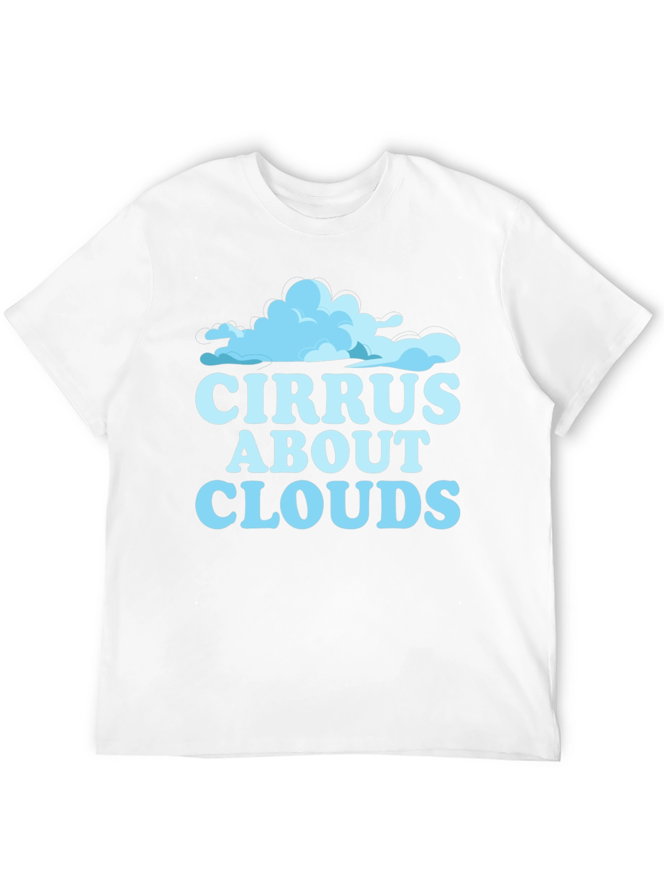 Black Cirrus About Clouds Graphic T-Shirt view 12