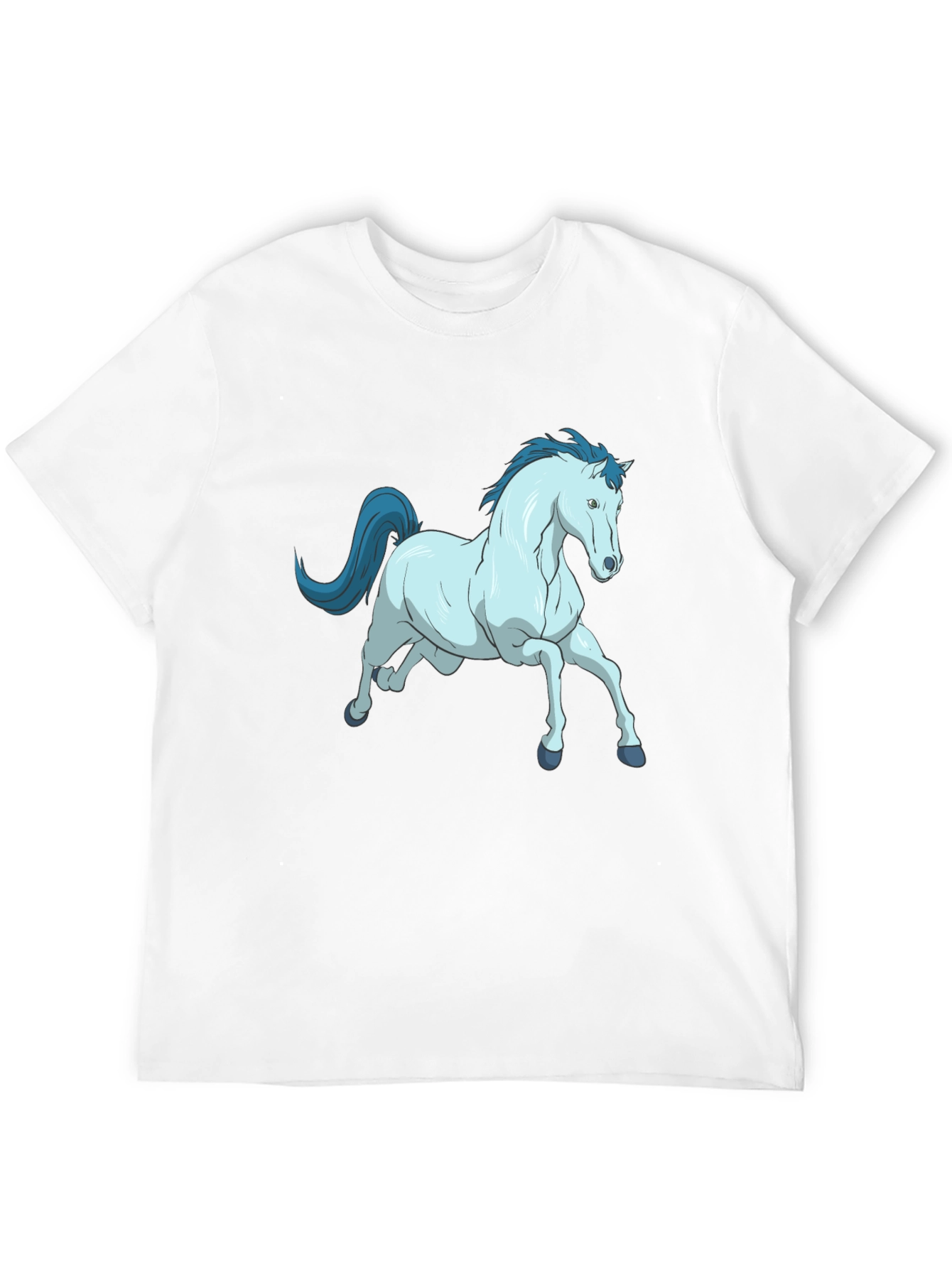 Black Horse Graphic Tee - Unique Cartoon Design view 12