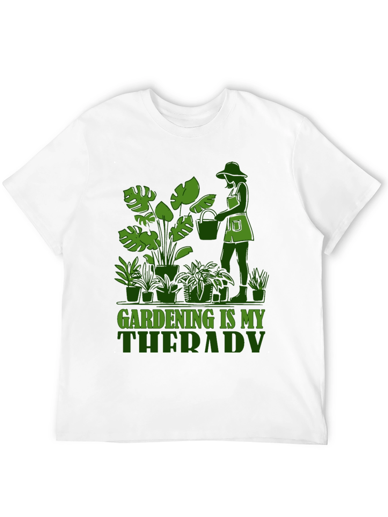 Black Gardening is My Therapy Graphic Tee view 12