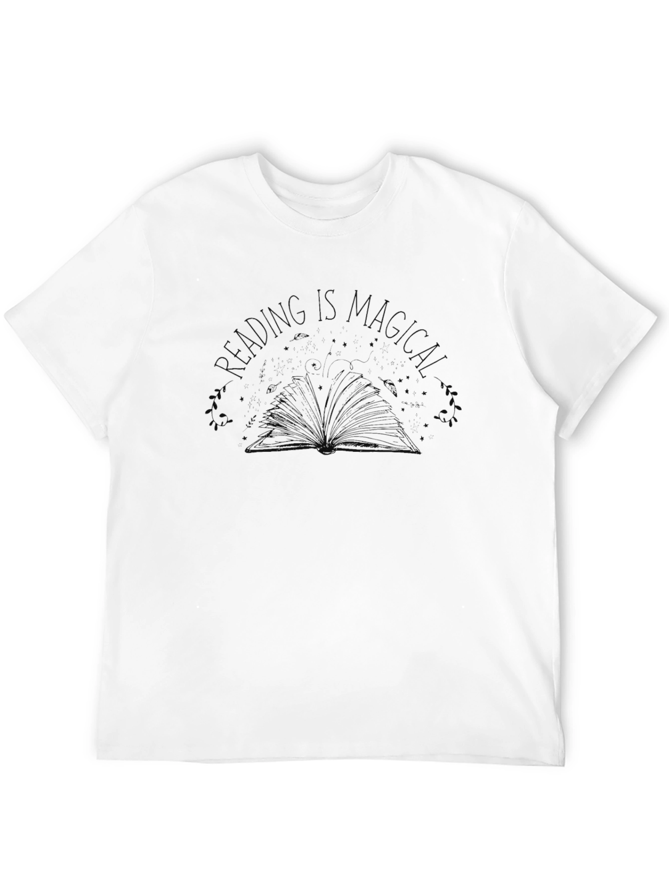 Reading is Magical Graphic Tee - Black - 12