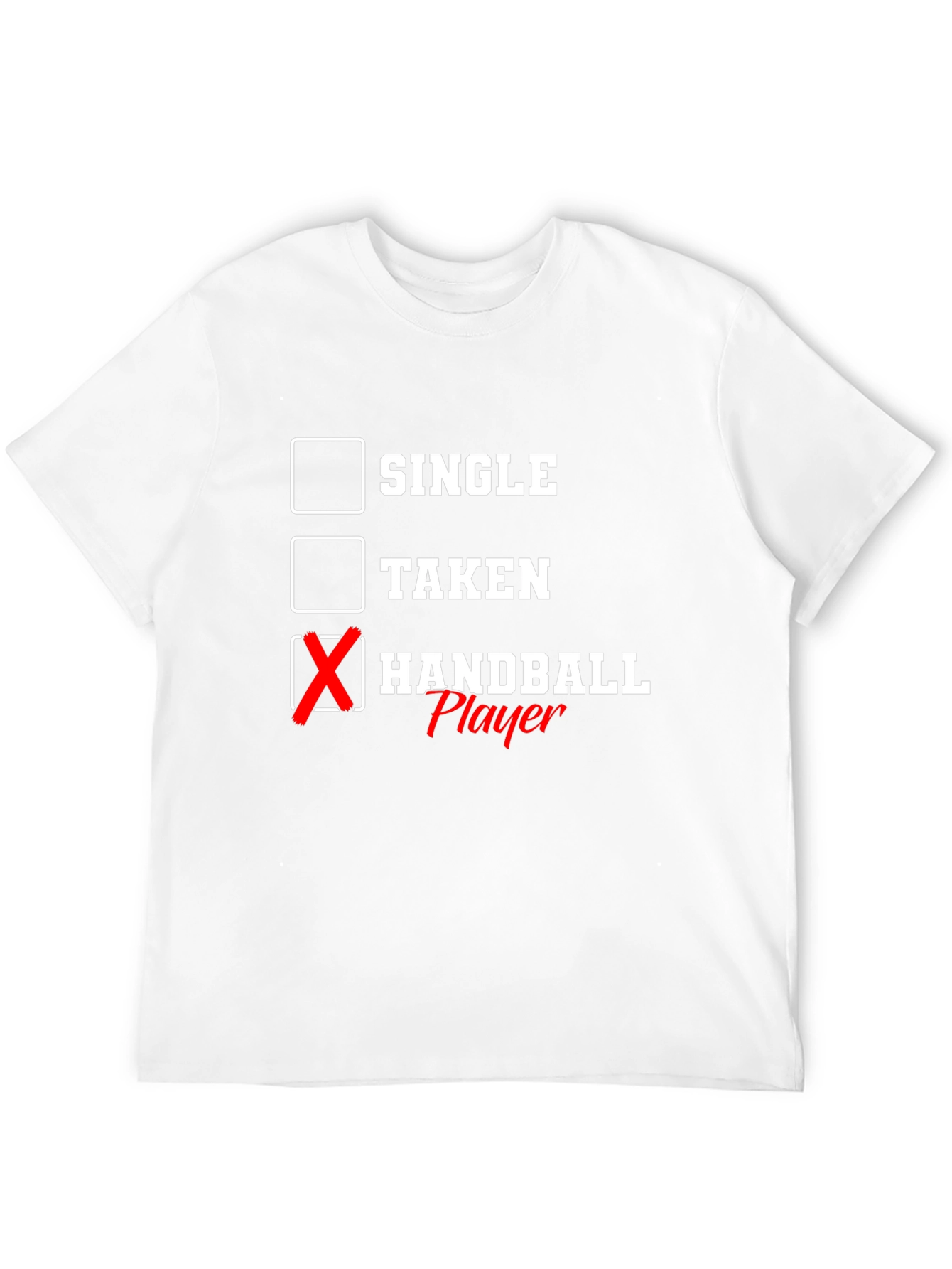 Black Handball Player T-Shirt - Single, Taken, Handball view 12