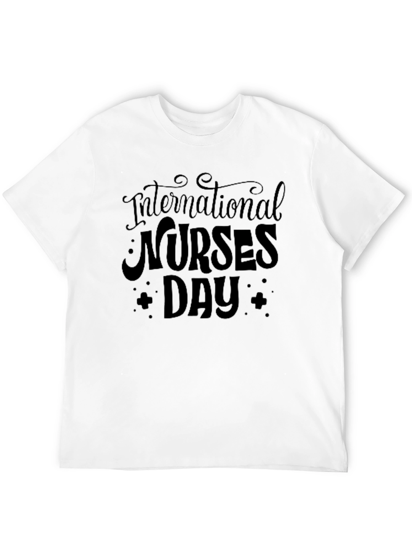 Black International Nurses Day Black T-Shirt view 12