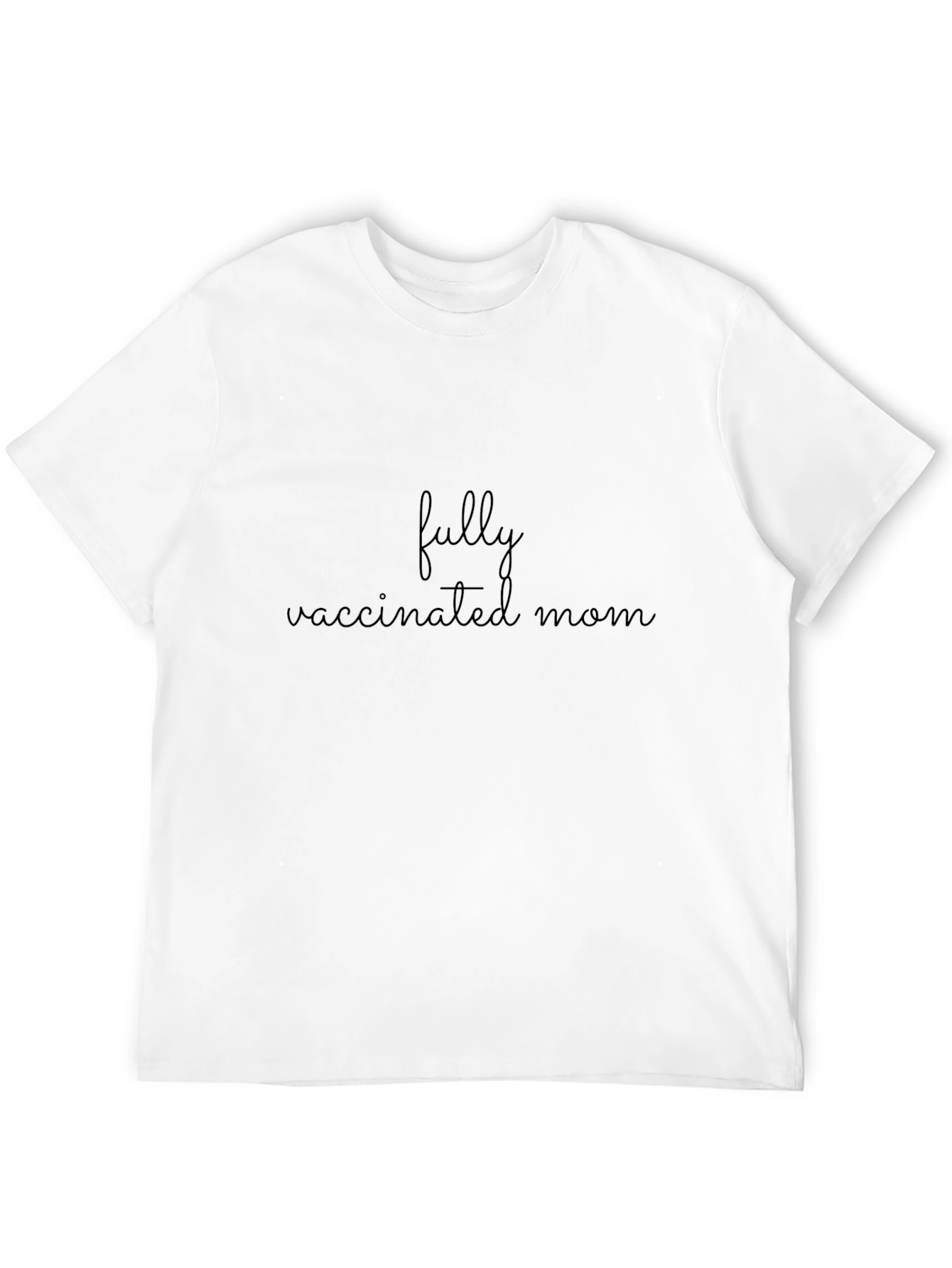 Black Fully Vaccinated Mom Tee - Classic Black Shirt view 12