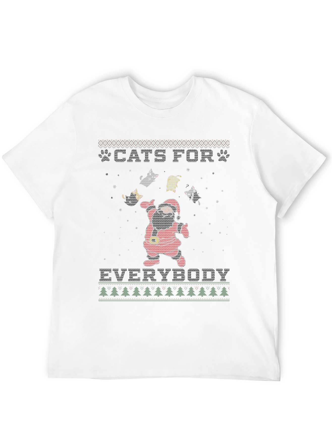 Black Cats For Everybody Holiday T-Shirt view 12