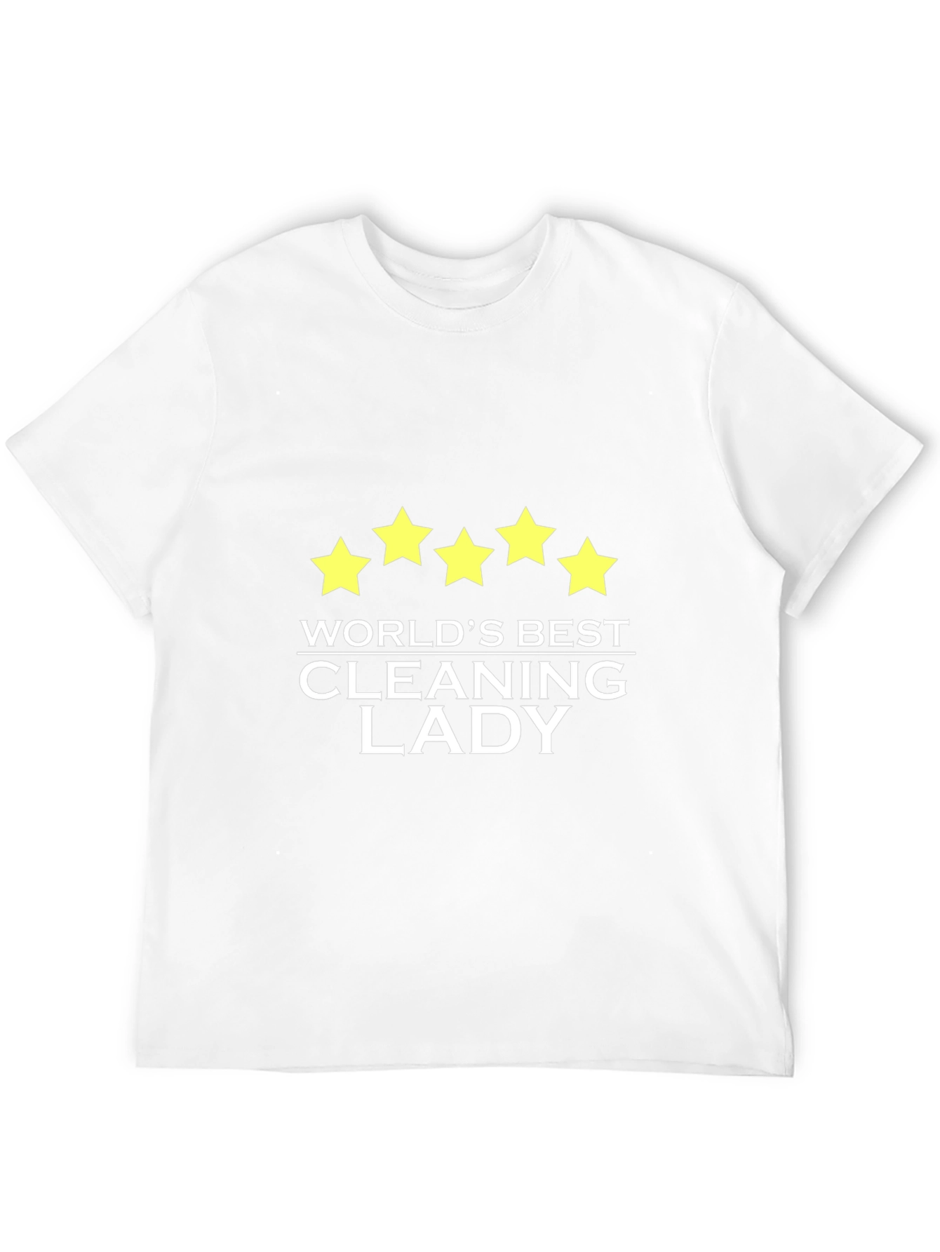 Black World's Best Cleaning Lady T-Shirt - Funny Gift view 12