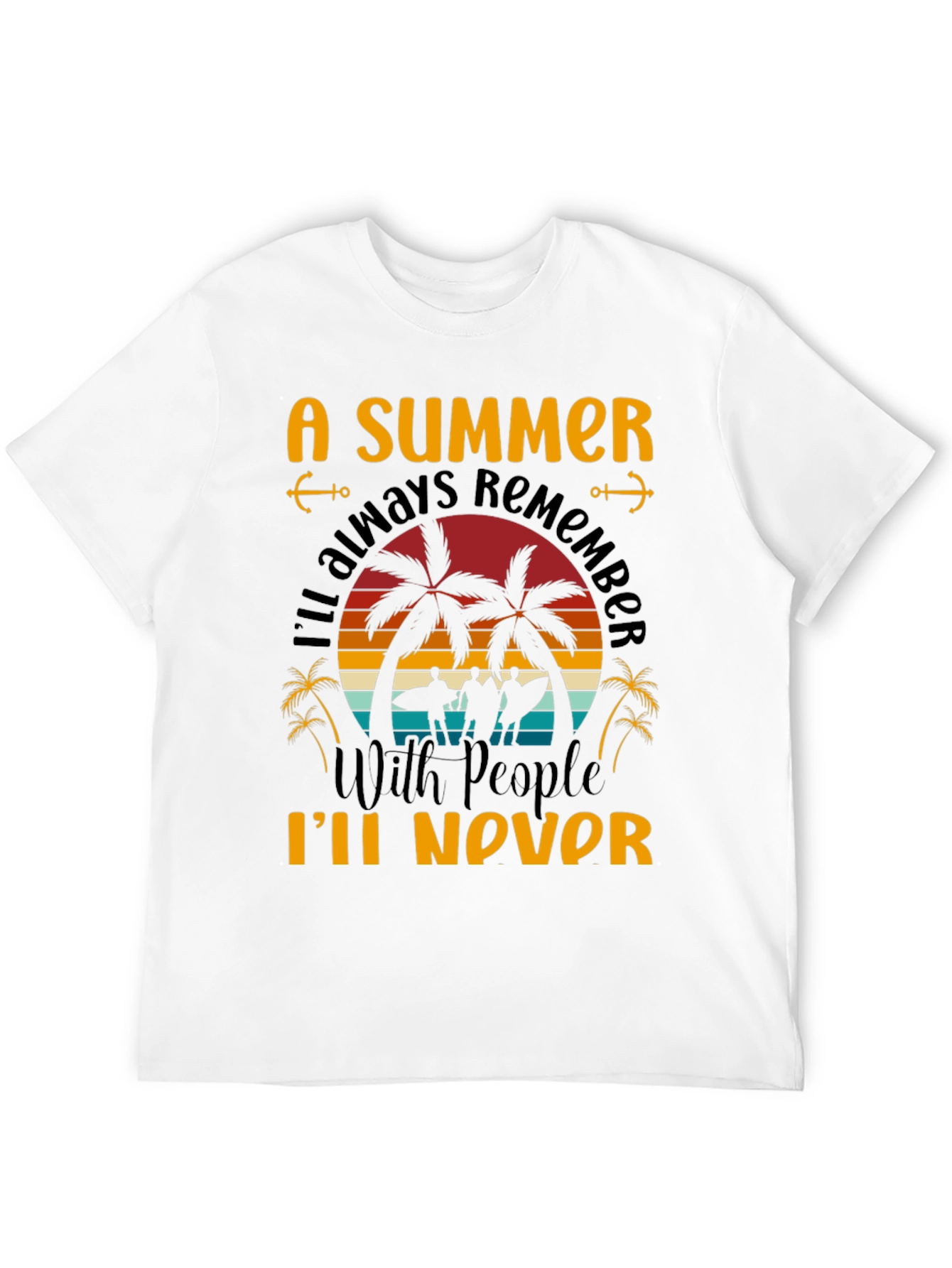 Black A Summer to Remember Graphic T-Shirt view 12
