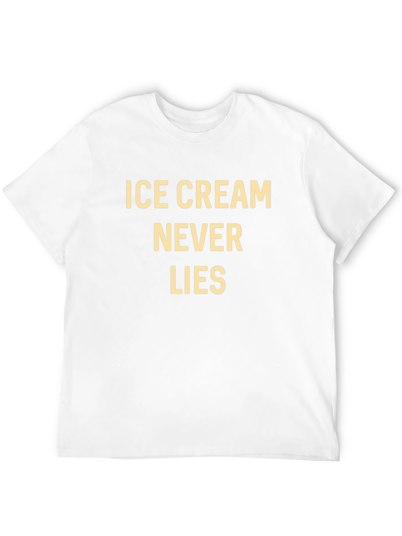Black Ice Cream Never Lies Graphic Tee - Soft Cotton Shirt view 12