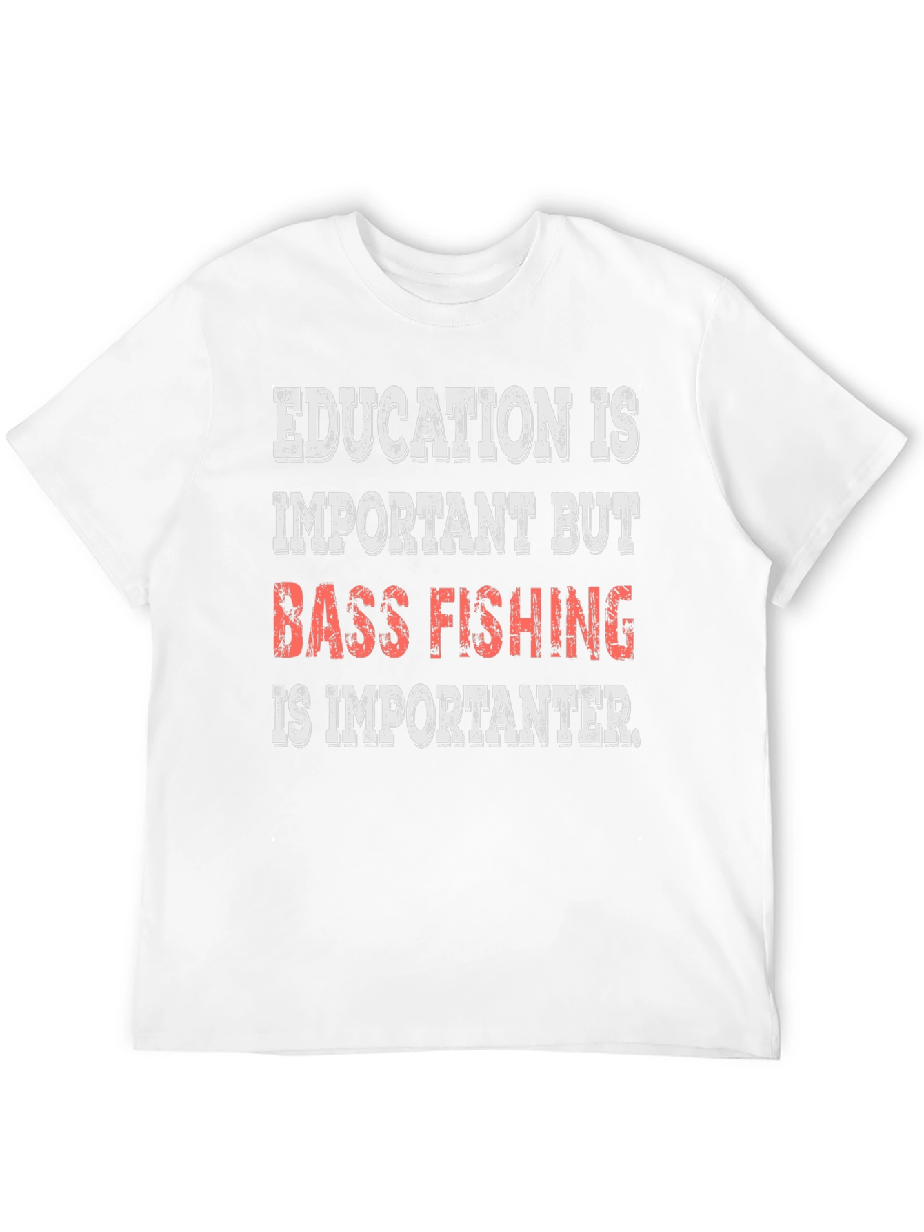 Black Bass Fishing Is Importanter Black T-Shirt view 12