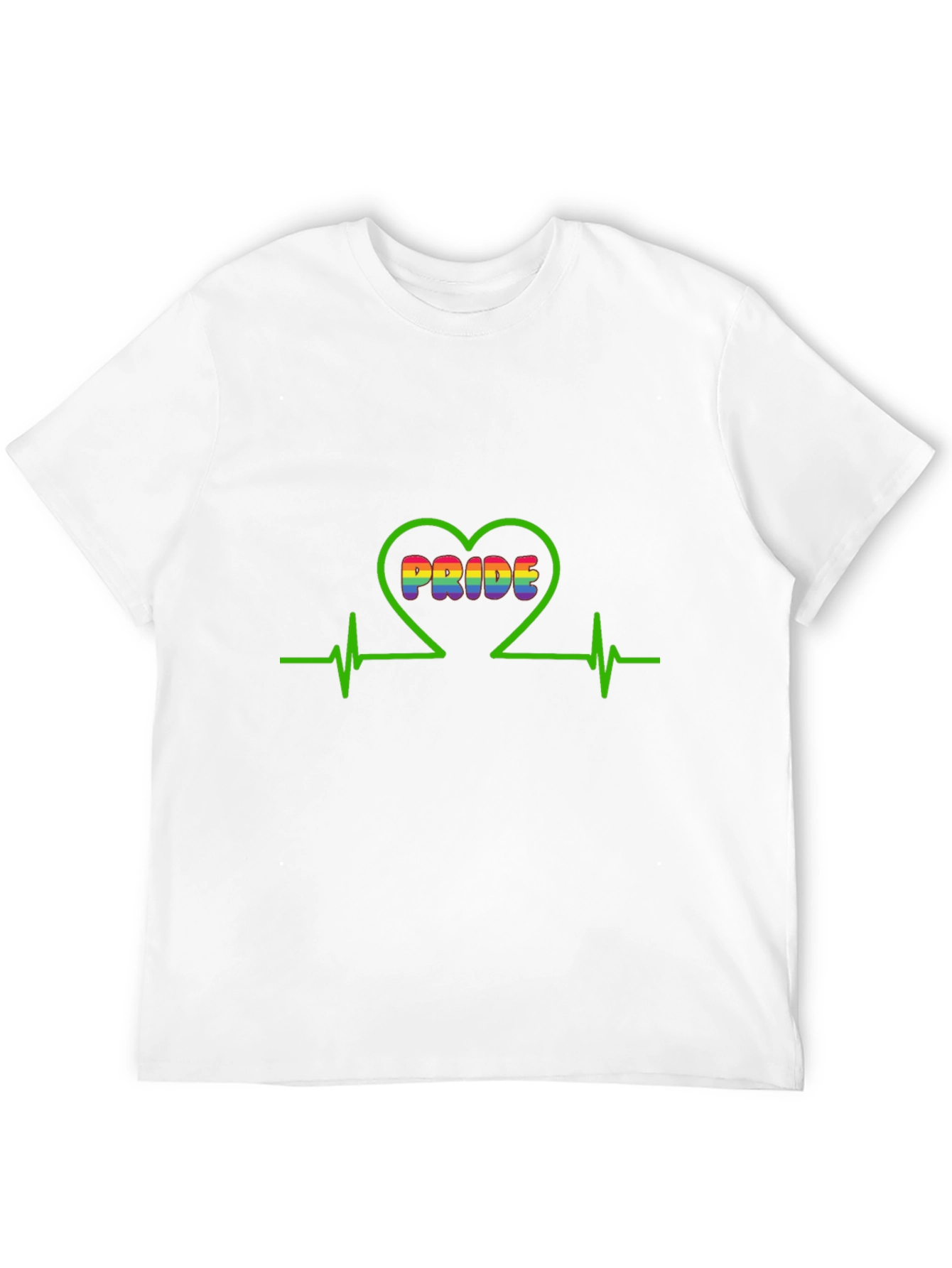 Black Pride Heartbeat Graphic Tee - Black view 12