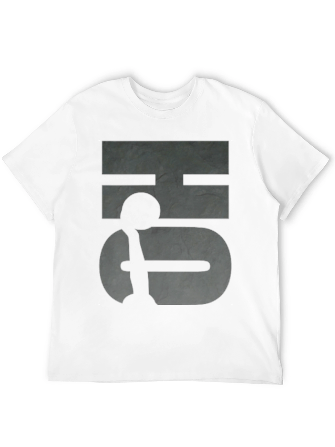 Black Abstract Graphic Print Black T-Shirt view 12