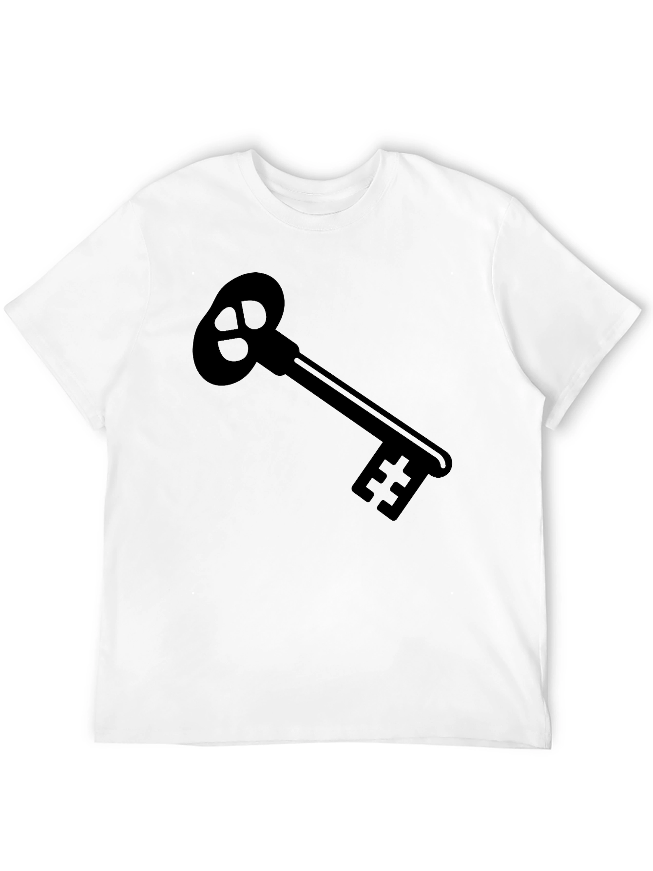 Black Black Key Graphic Tee - Stylish Cotton T-Shirt view 12