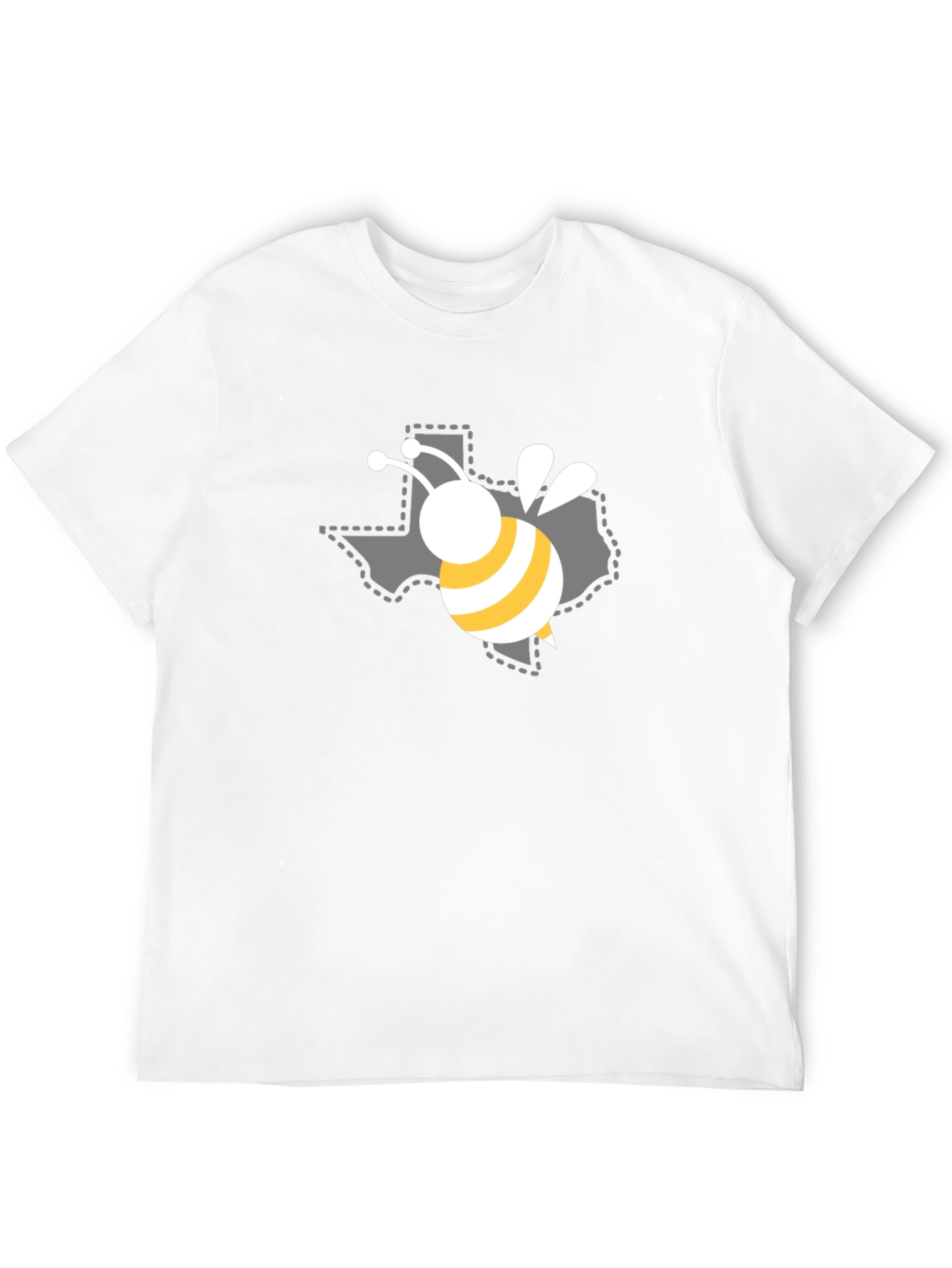 Black Texas Bee Graphic Black T-Shirt view 12