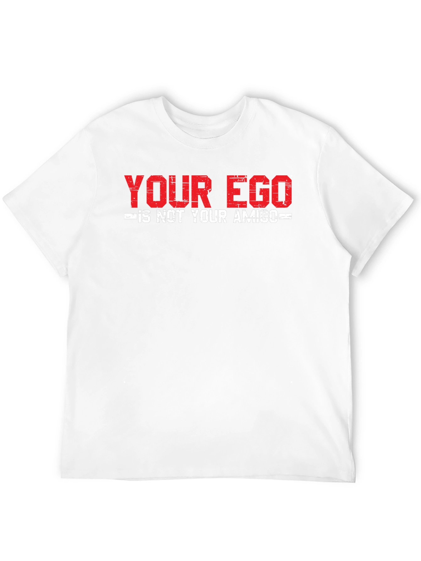 Black Your Ego is Not Your Amigo Graphic Tee view 12