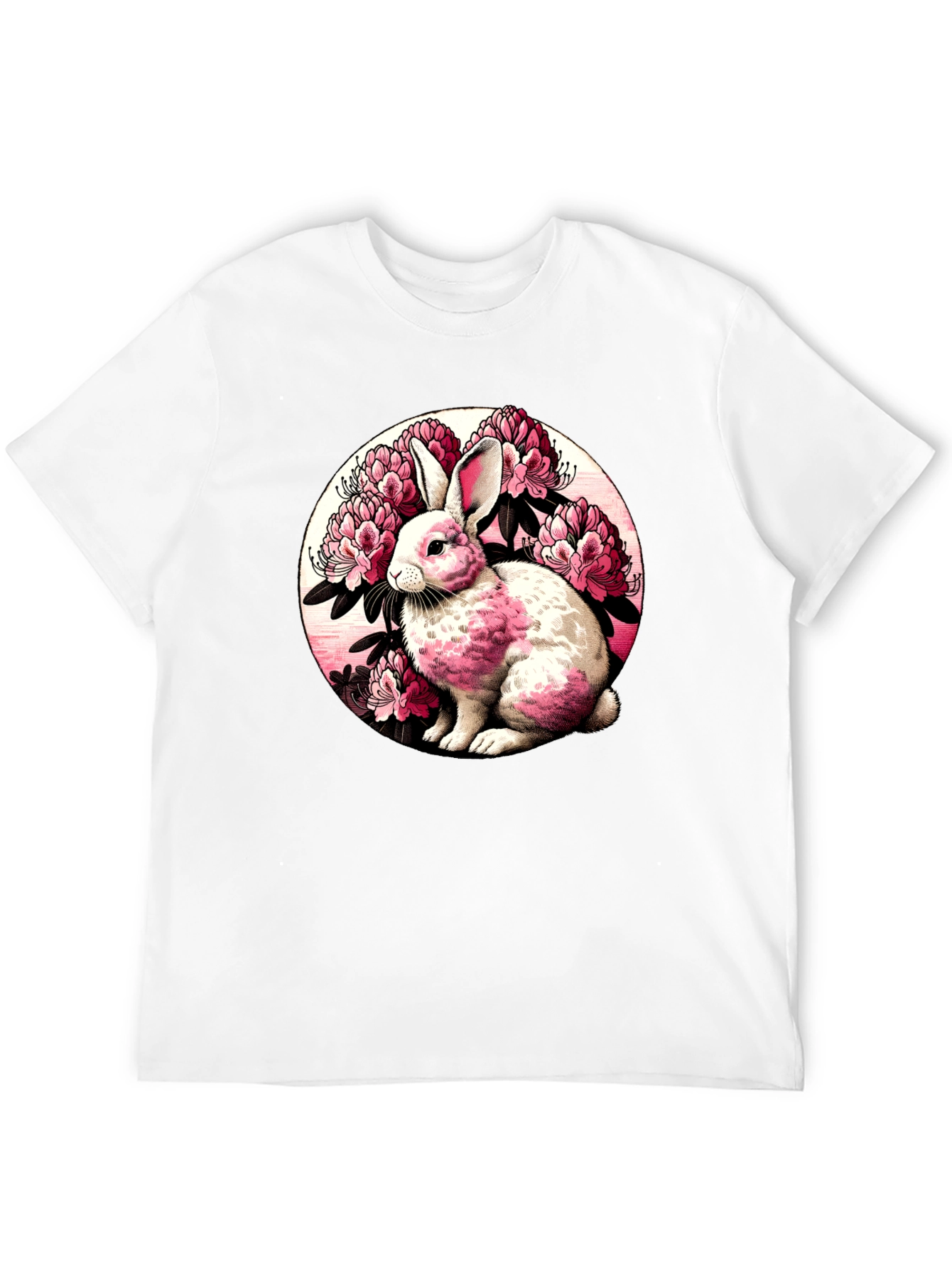 Black Rabbit Floral Graphic Tee view 12