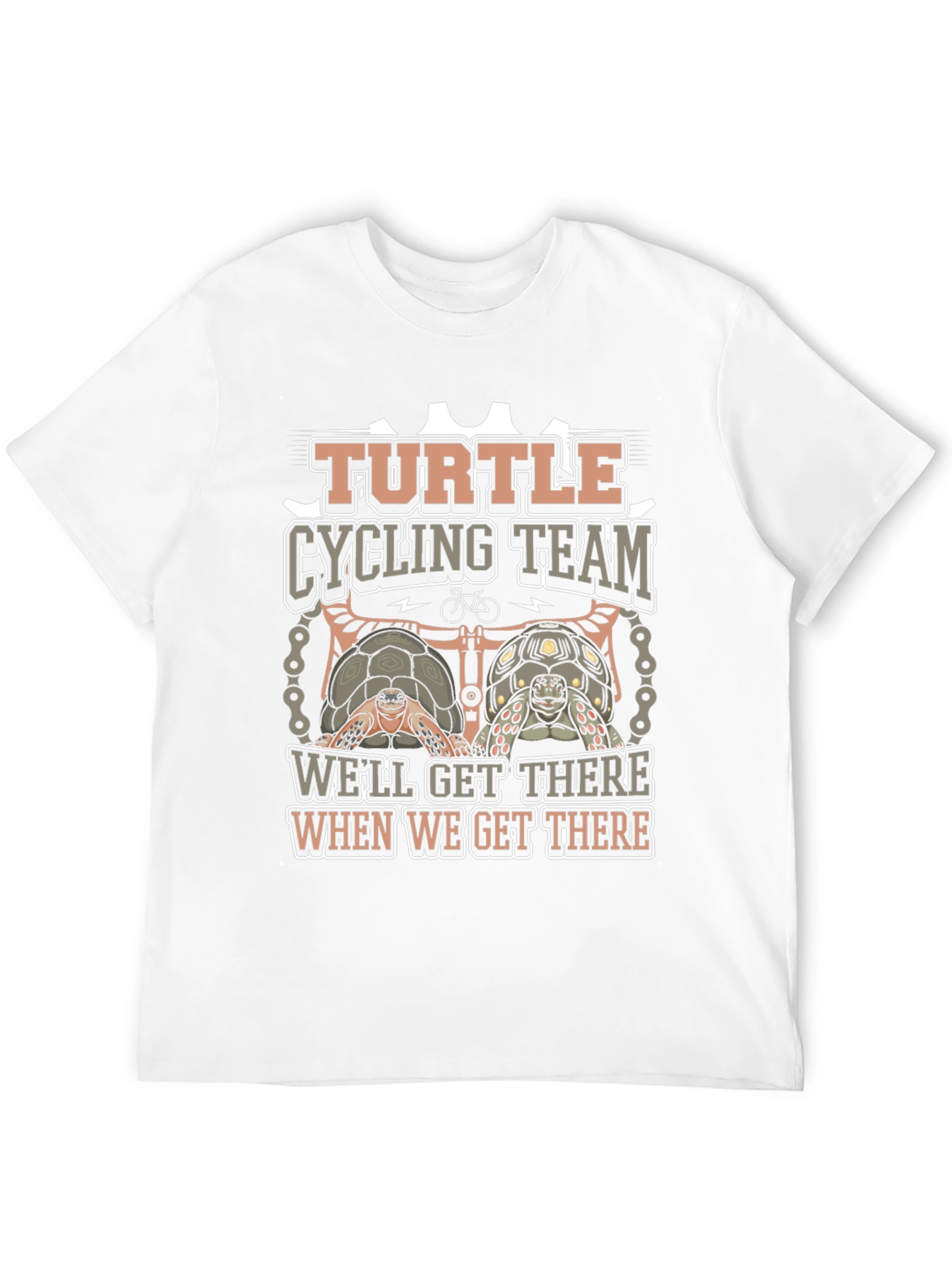 Black Turtle Cycling Team Black T-Shirt view 12