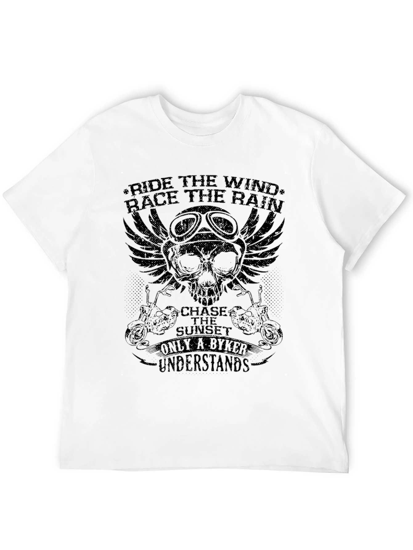 Ride the Wind Biker Graphic Tee - 12