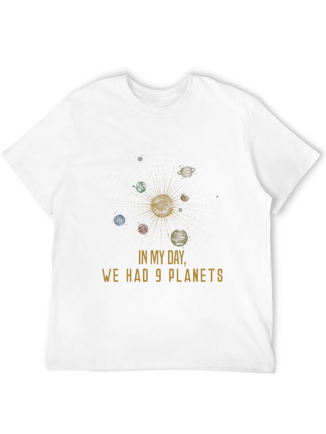 Black Retro Planet Graphic Tee - 90s Kids Humor view 12