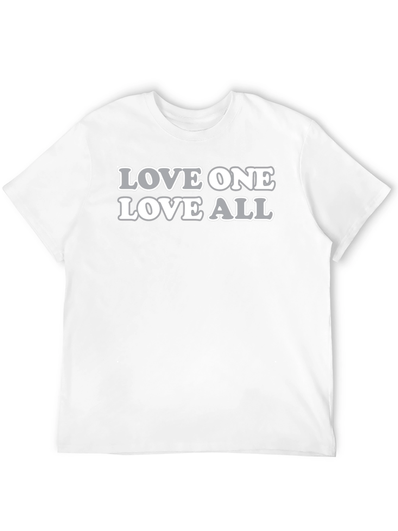 Black Love One Love All Graphic Tee - Soft Cotton Blend view 12