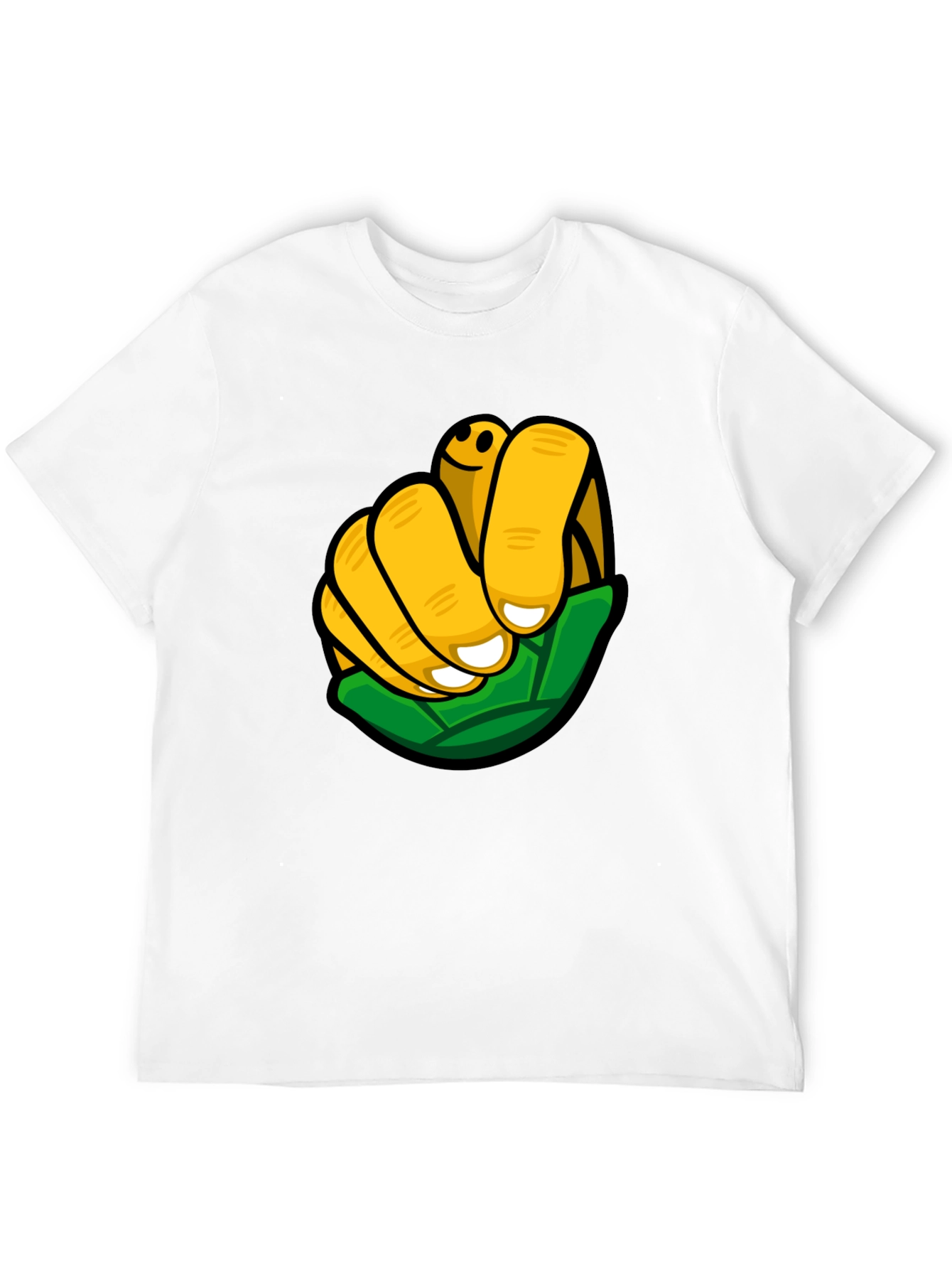 Black Funky Graphic Print Black T-Shirt view 12