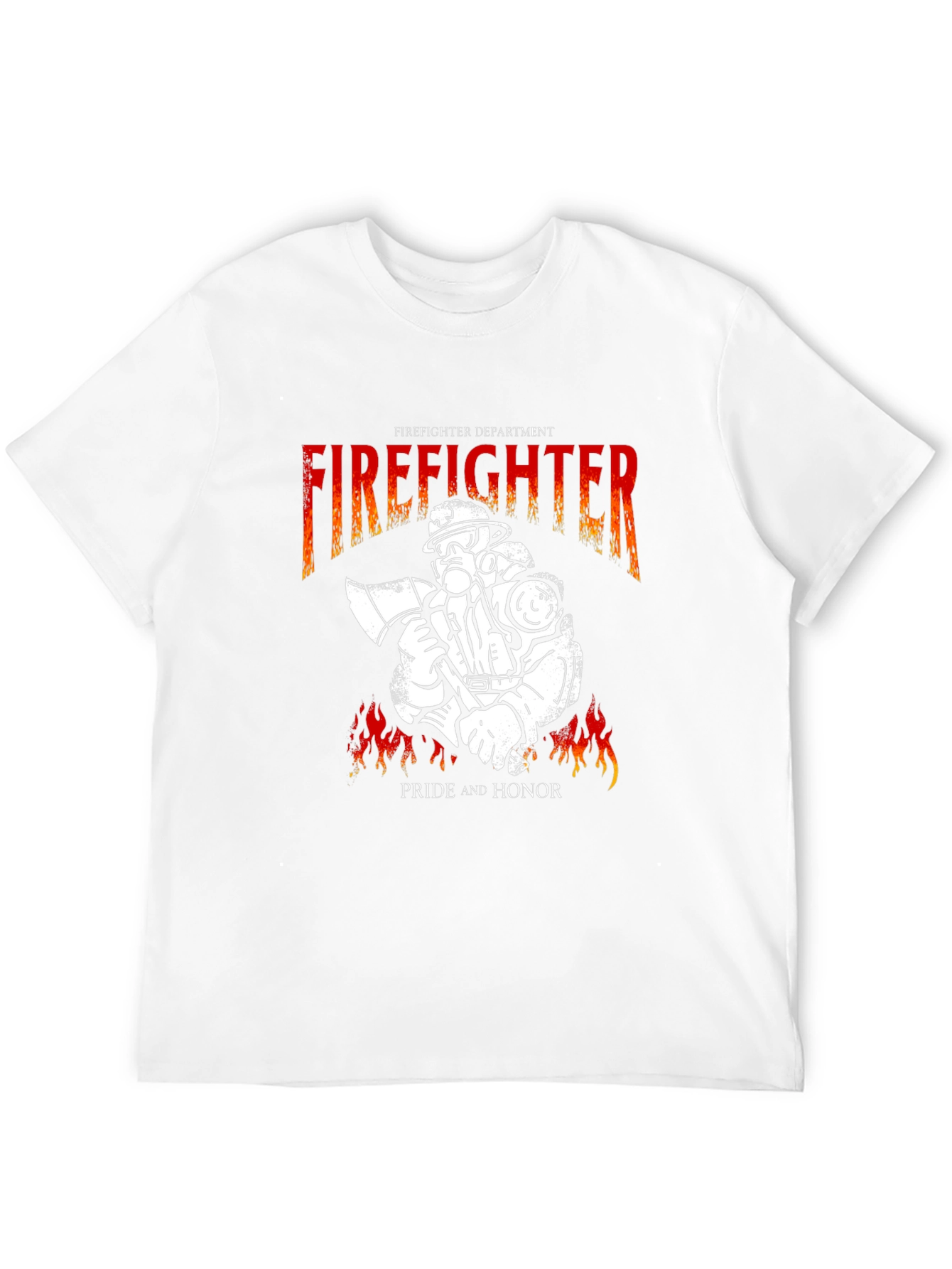 Black Firefighter Pride T-Shirt - Honor & Duty view 12